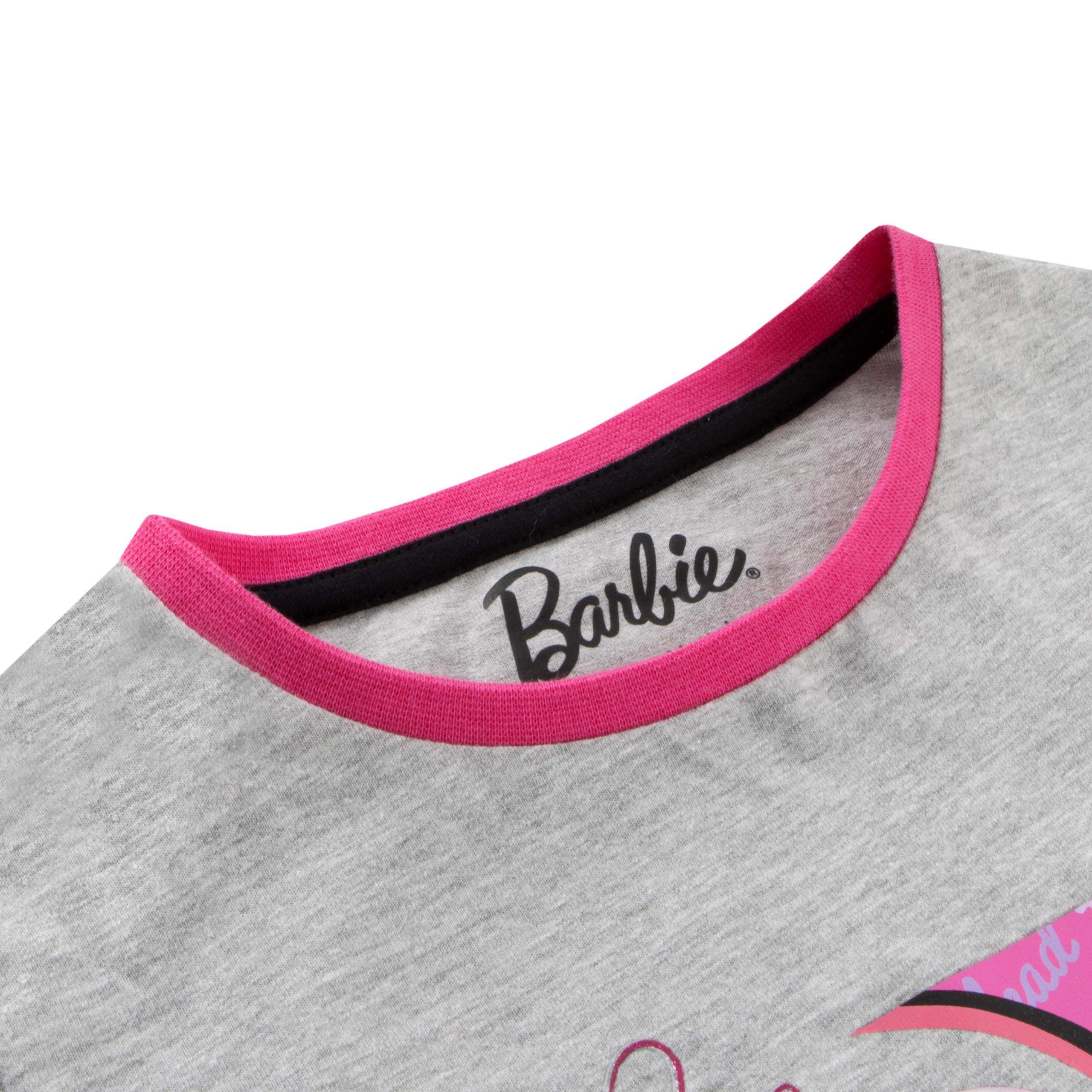 Barbie Barbie Shirts for Girls | Official Merch | Inspirational Girl Tshirt Grey 4