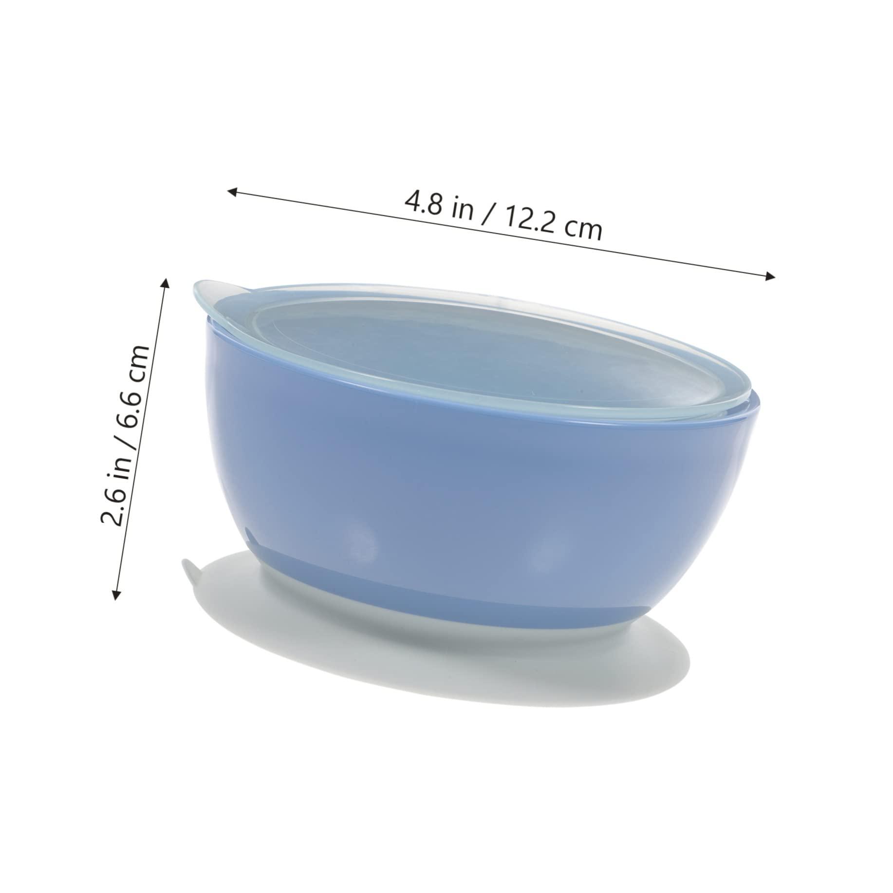 Kisangel Suction Bowl Infant Plate Silicone Baby Bowl Baby Bowl with Suction Toddler Plate Suction Plate for Baby Kids Bowl Baby Bowl with Lid Kids Plate Toddler Bowl Infant Bowl Baby Plate