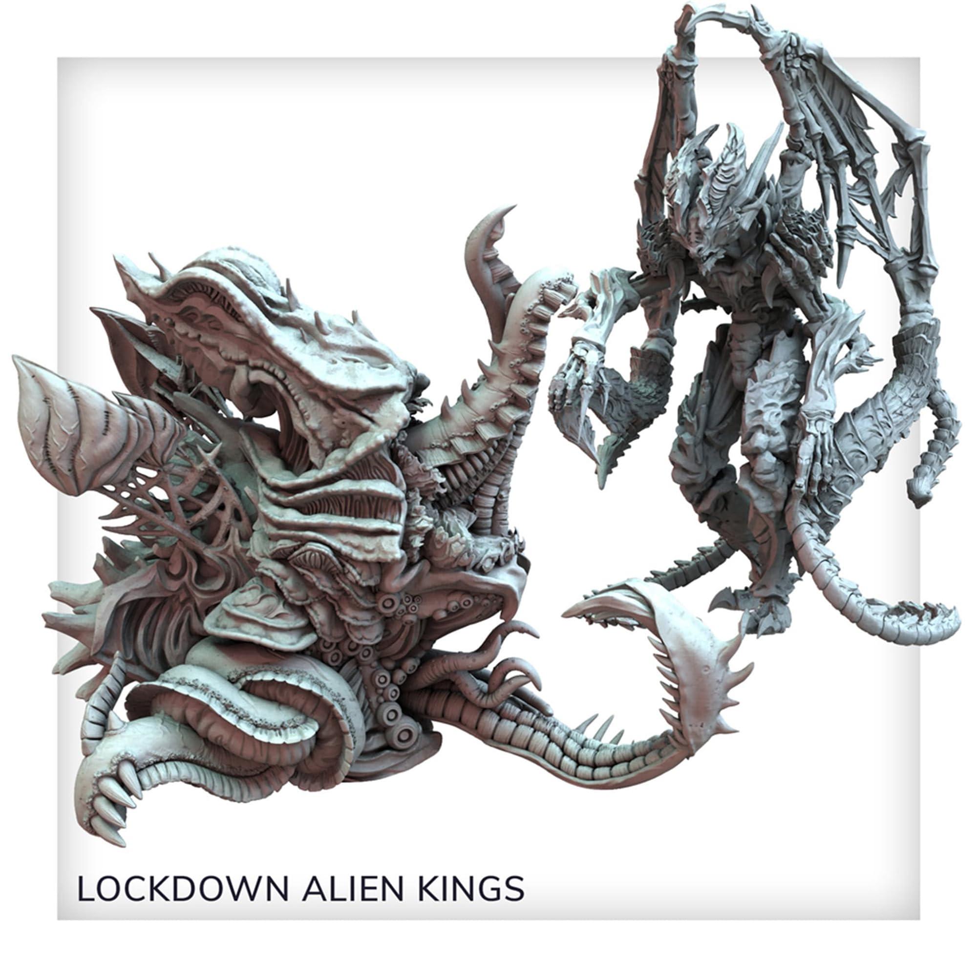 Awaken Realms Nemesis: Lockdown: Kings - Board Game Expansion by Awaken Realms - Sci-Fi Horror Game - Strategy Game - Cooperative Adventure Game - Adults & Teens Ages 14+ - 1-5 Players - Playtime 1-2 Hours
