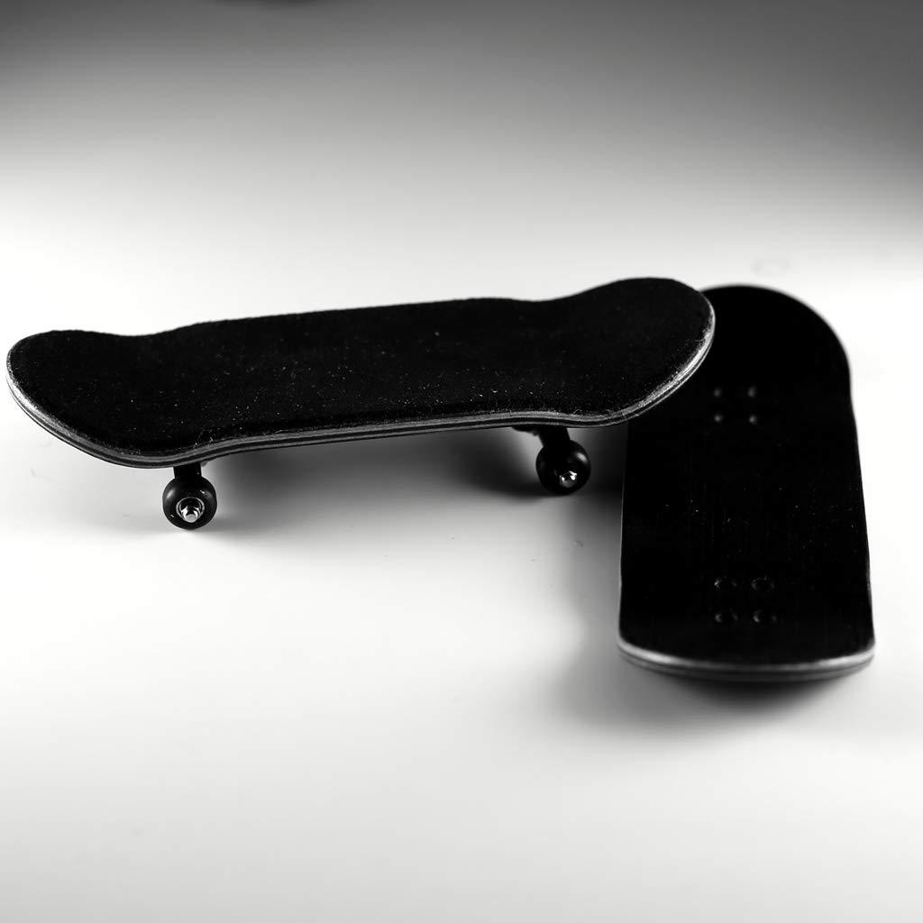 NOAHWOOD NOAHWOOD PRO 6-Layer Color Bamboo Handmade Fingerboards DECK (King of Skate Black, 100x33mm DECK)