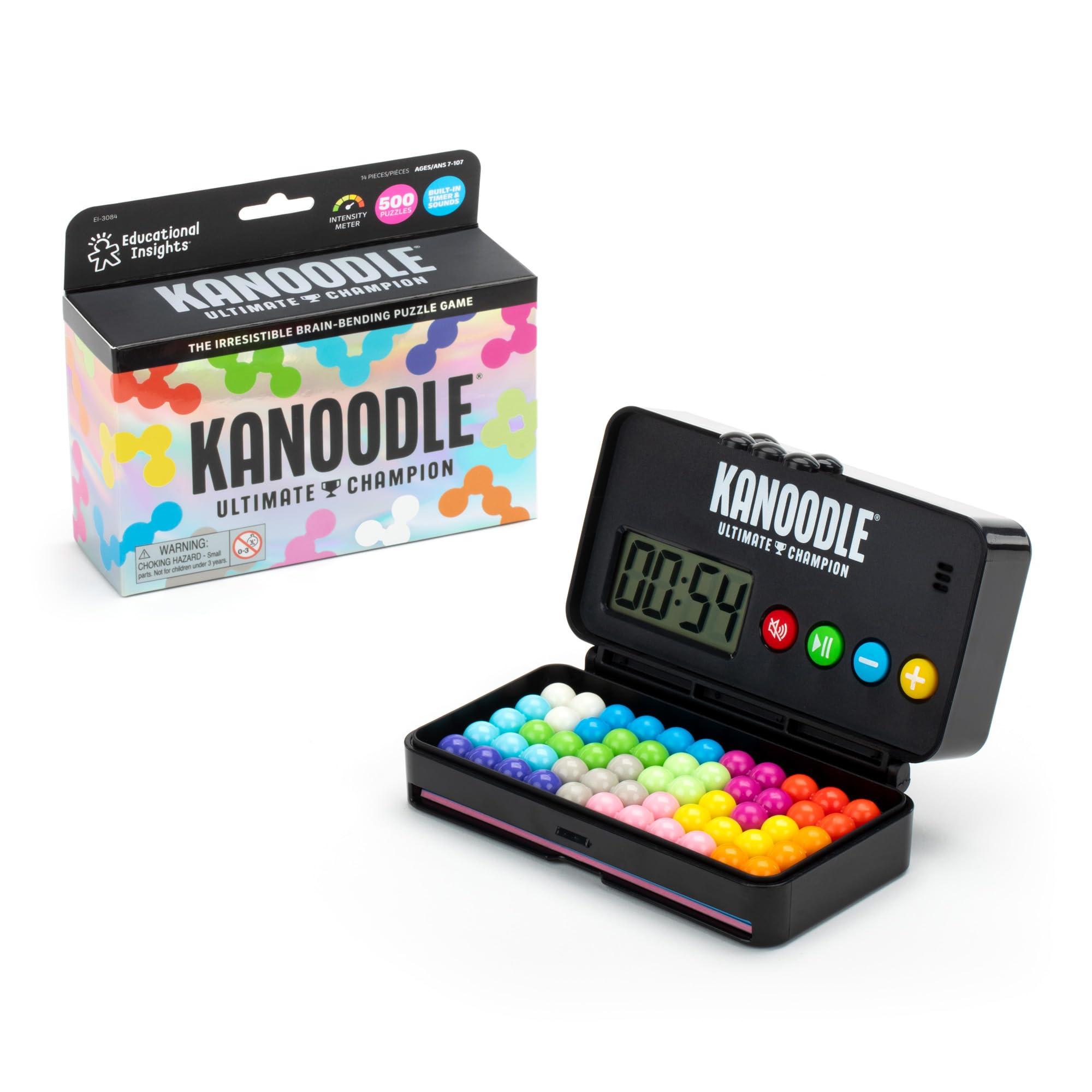 Educational Insights Educational Insights Kanoodle Ultimate Champion 3D - Brain Teaser Puzzle Game, Featuring 500 Challenges, Gift for Ages 7+