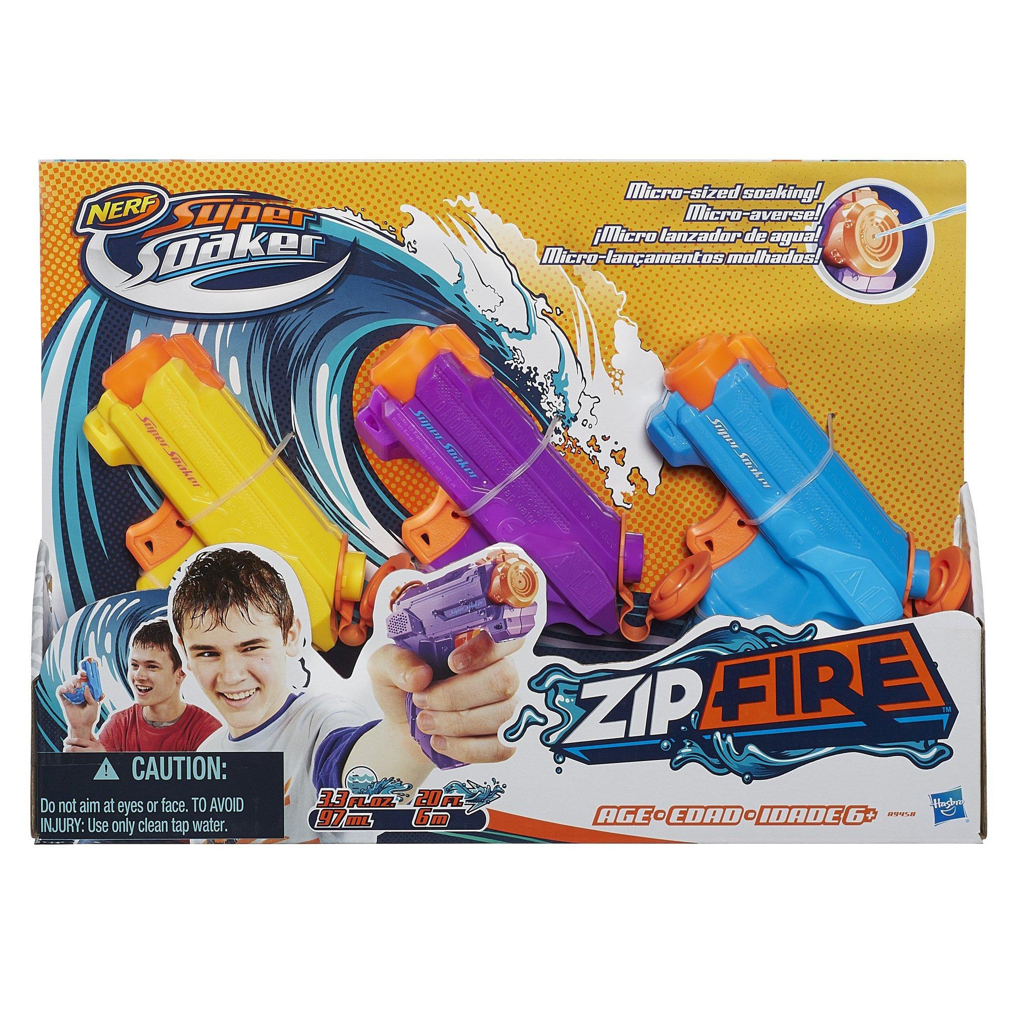 Hasbro Nerf Super Soaker Zipfire 3-Pack
