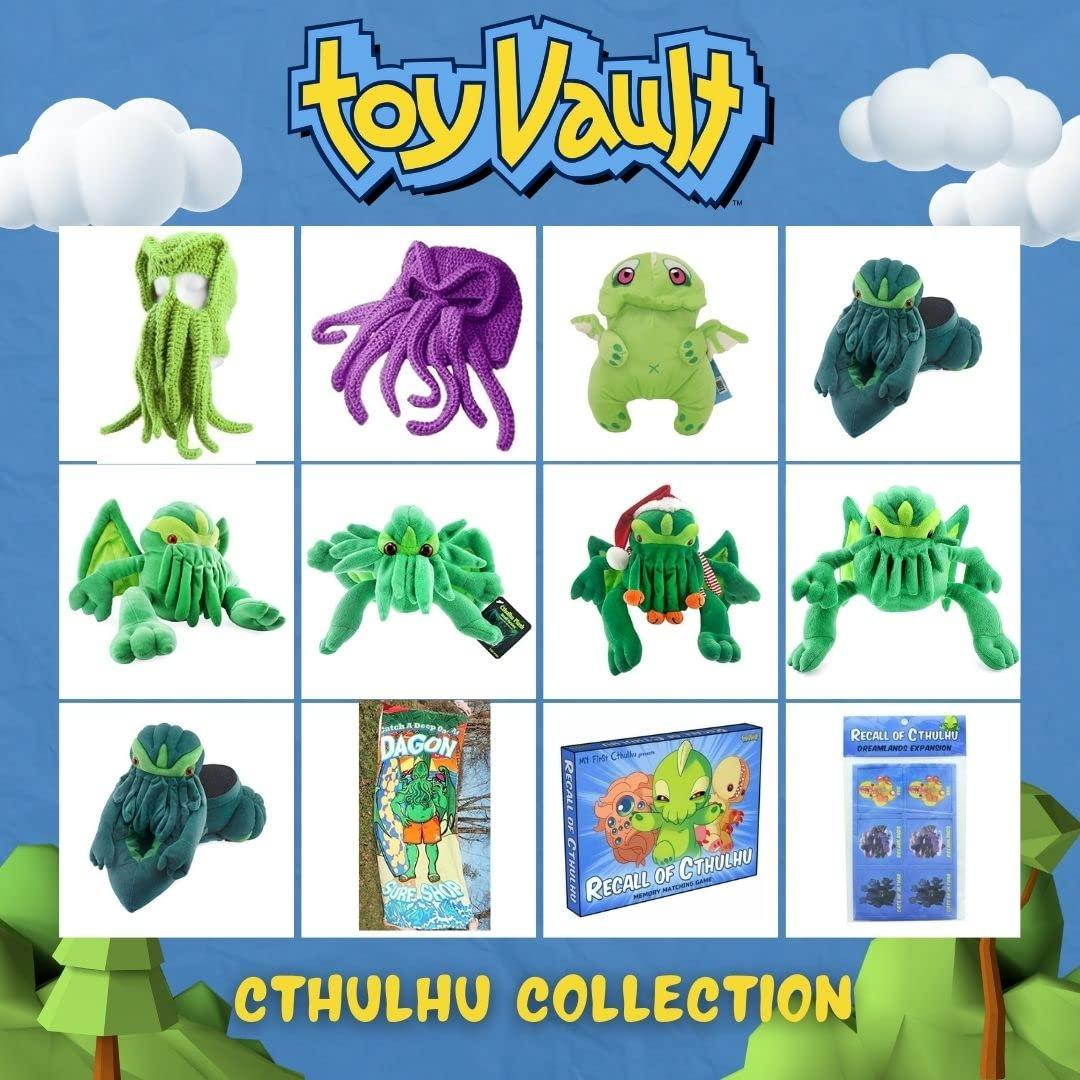 Toy Vault Toy Vault Cthulhu Plush, 16-Inch; Stuffed Horror Monster Toy, Large Size