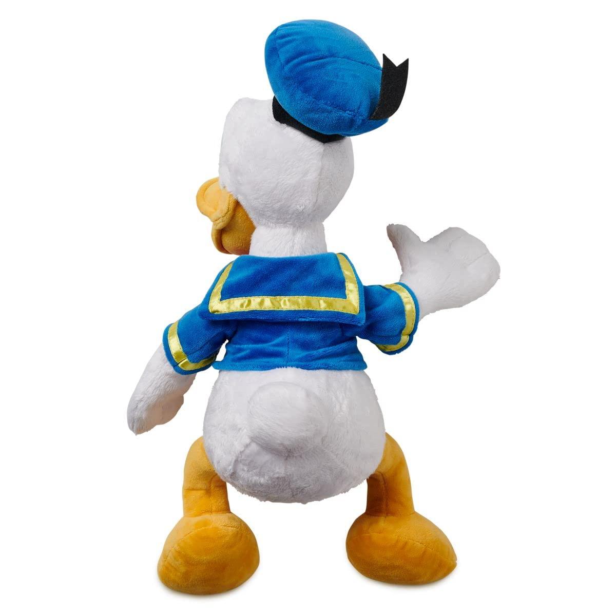 Disney Store Disney Store Official Donald Duck Medium Soft Toy for Kids, Cuddly Character with Fuzzy Texture and Embroidered Details, Disney Plushy Suitable for All Ages.