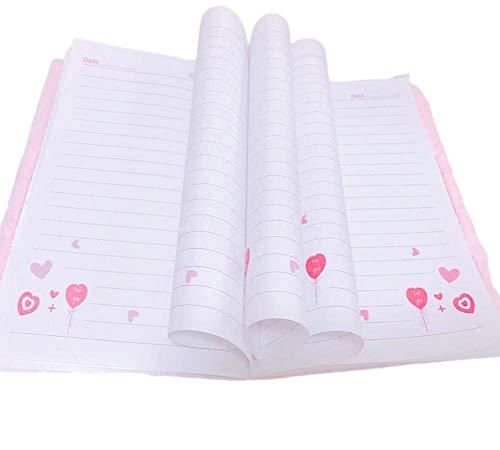 Luolizon Luolizon Cat Diary for Girls with Lock and 2 Keys,Kids Journal Notebook Gift Set with Multicolored Pen, 80 Sweet Heart Lined Sheets