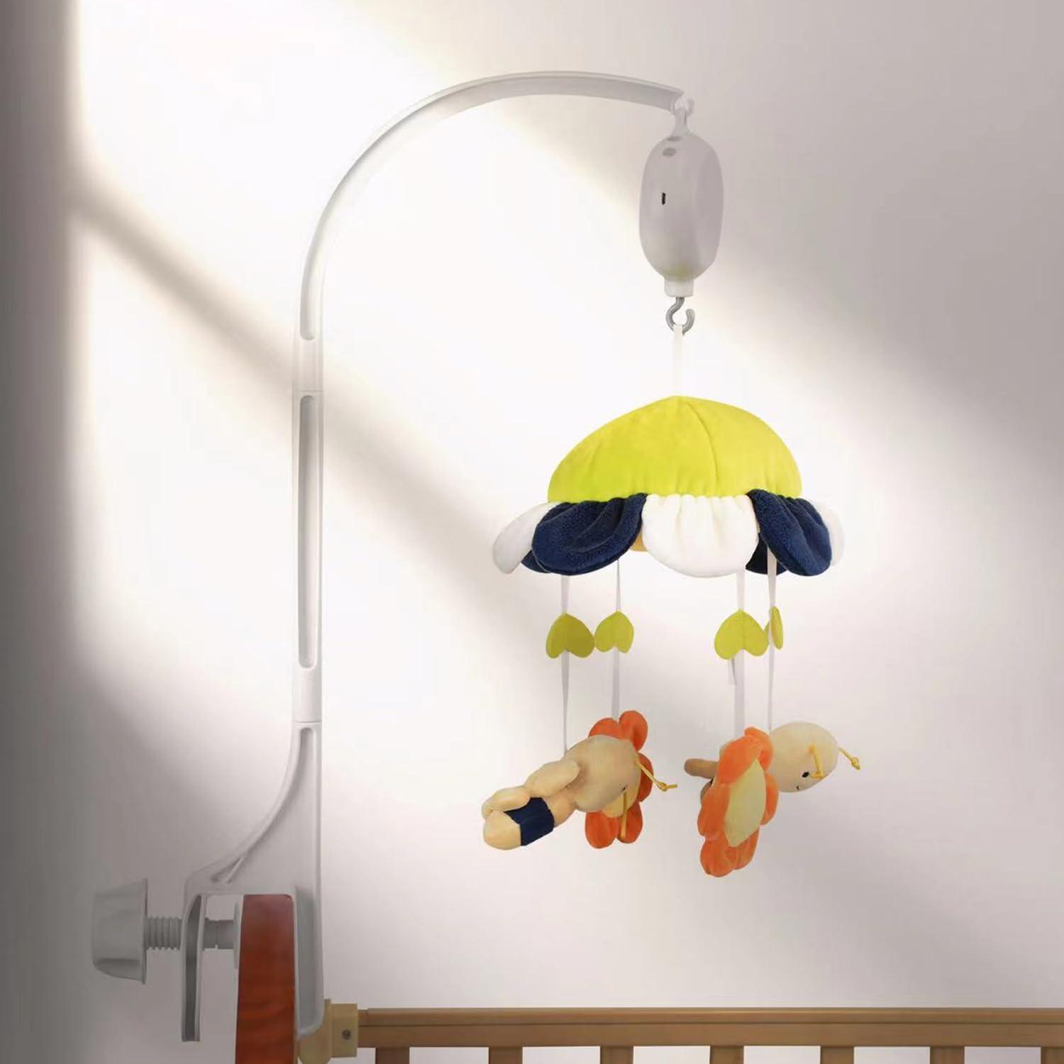 HLEEDUO HLEEDUO 24 inches crib mobile arm for cribbassinet mobile clip on cribclaw part is "U"type design,anti-slip mobile arm for cribcrib mobile holder