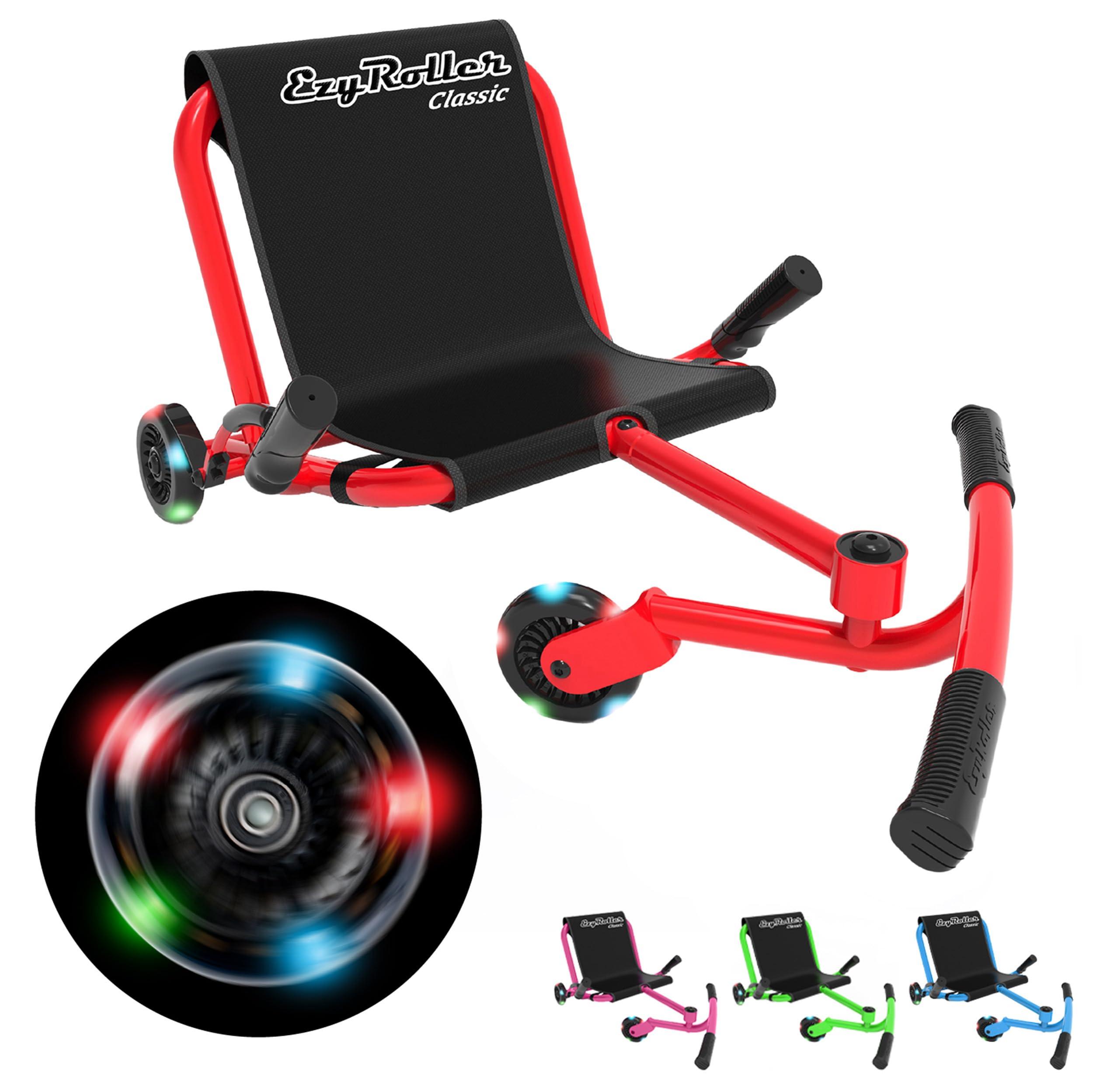 EzyRoller EzyRoller Classic Ride On Scooter and Go Kart for Kids Ages 4+ - Red LED Limited Edition