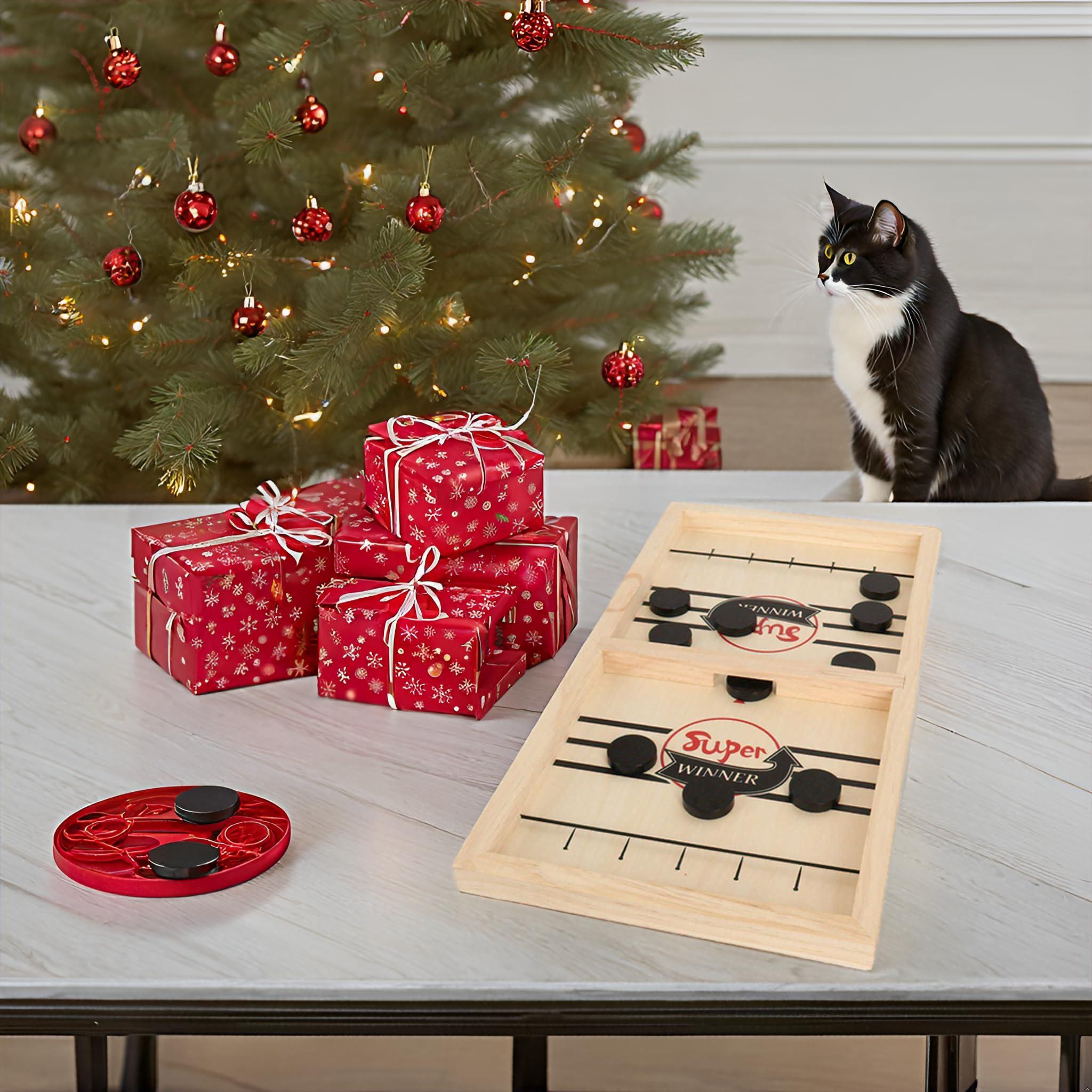 SIMPLENICE SIMPLENICE Fast Sling Puck Game,Sling Puck Game,Slingpuck Games Toy,Paced Winner Board Games Toys for Kids & Adults Medium Size