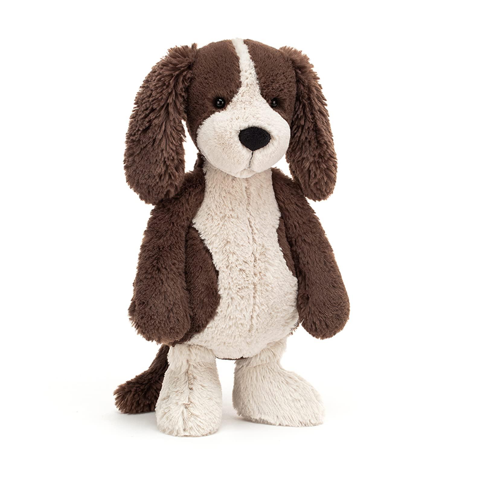 Jellycat Jellycat Bashful Fudge Puppy Stuffed Animal, Medium 12 | Dogs & Puppies Plush Toy | Classic Children\'s Gift