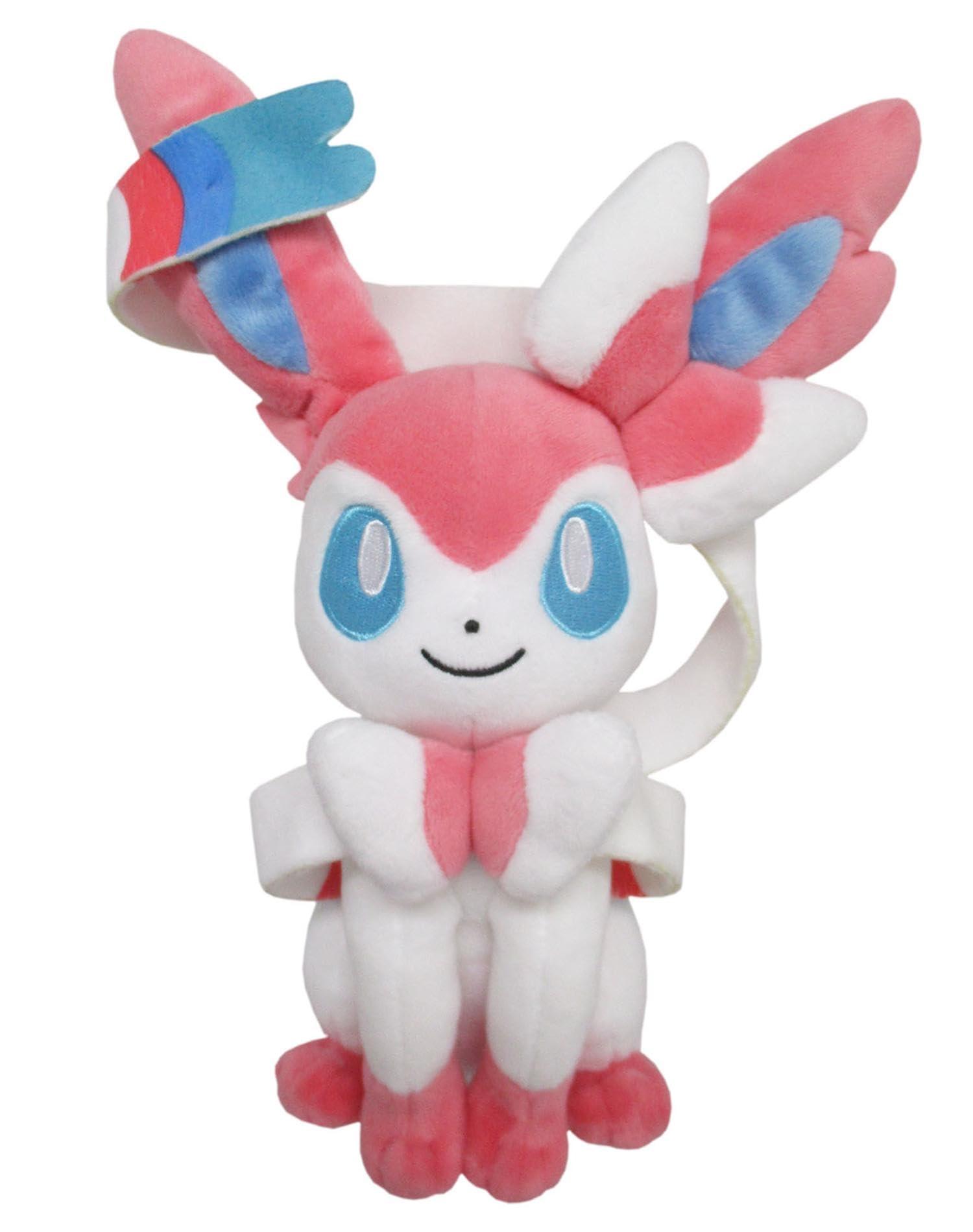 Sanei Sanei PP125 Pokemon All Star Collection Sylveon Plush, Brown/a