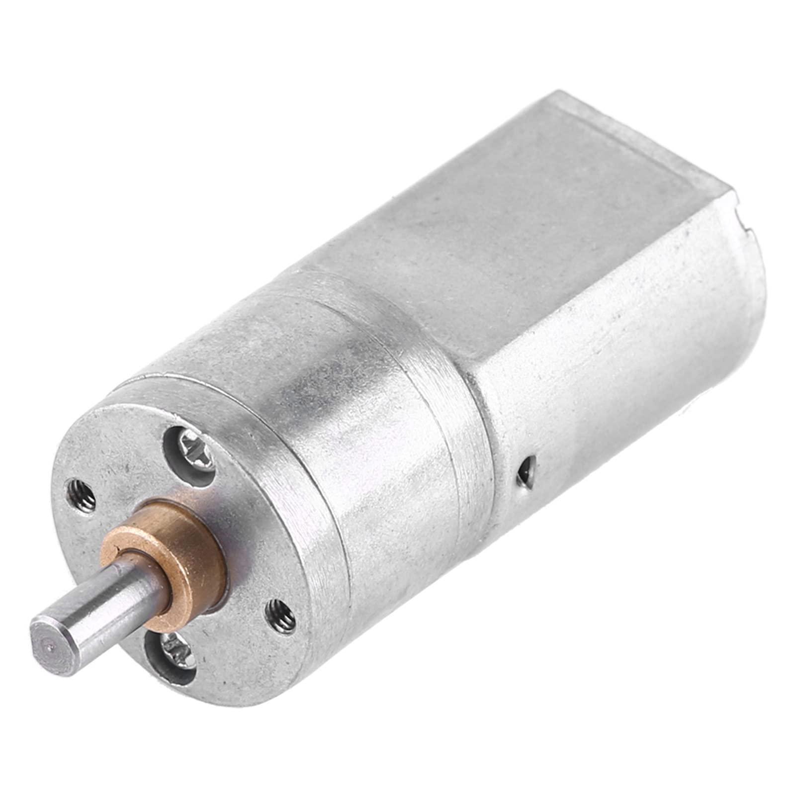 flexman DC 12V Gear Motor, High Torque Less Noise Electric Gear Reduction Motor for Reduce Speed in a Series of Gears Outer Diameter 20MM(12V 15RPM)