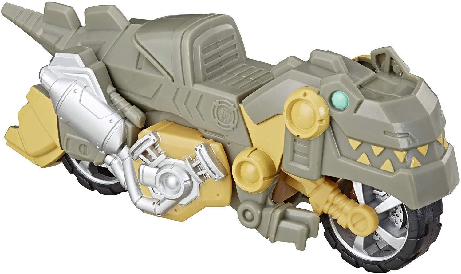 Transformers Rescue Bots Academy Transformers Rescue Bots Academy Dinobot Grimlock Motorcycle 4.5" Toy Converting Action Figure