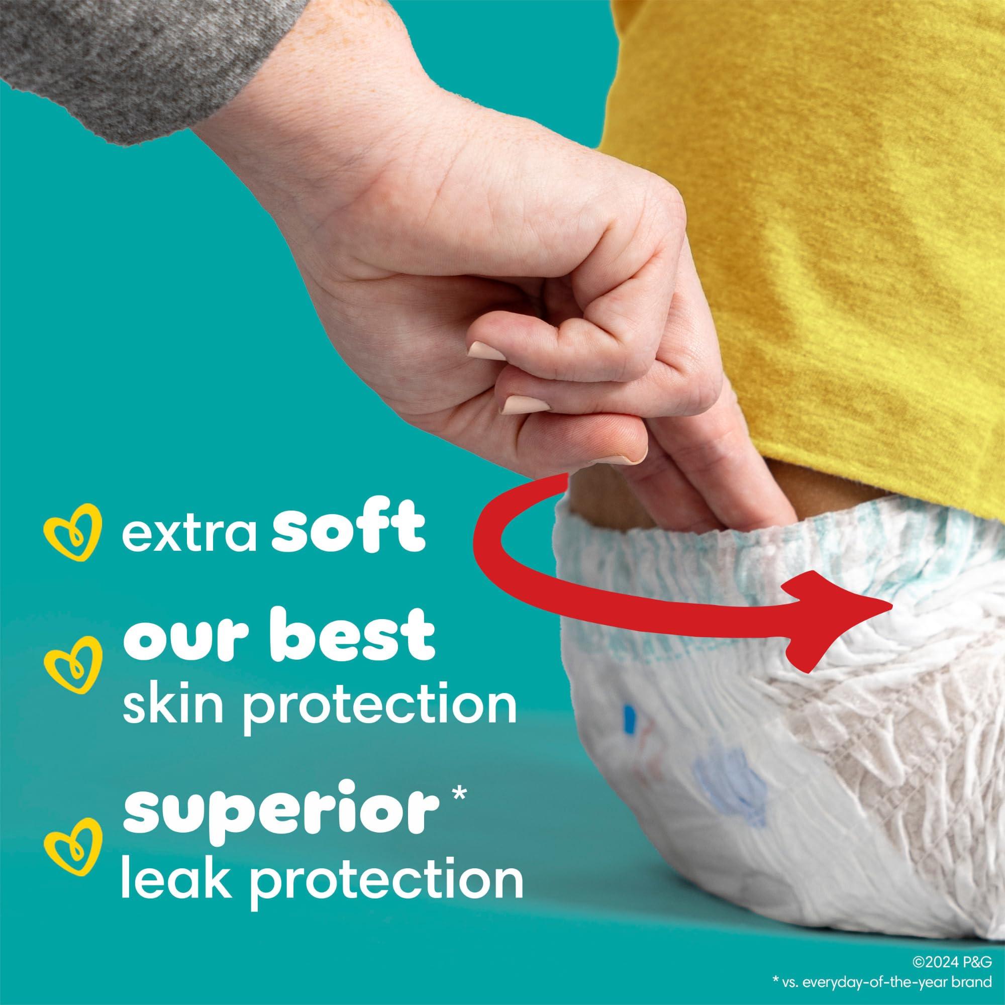Pampers Pampers Diapers - Swaddlers 360 - Size 3, 156 Count, for up to 100% Leakproof Premium Skin Protection