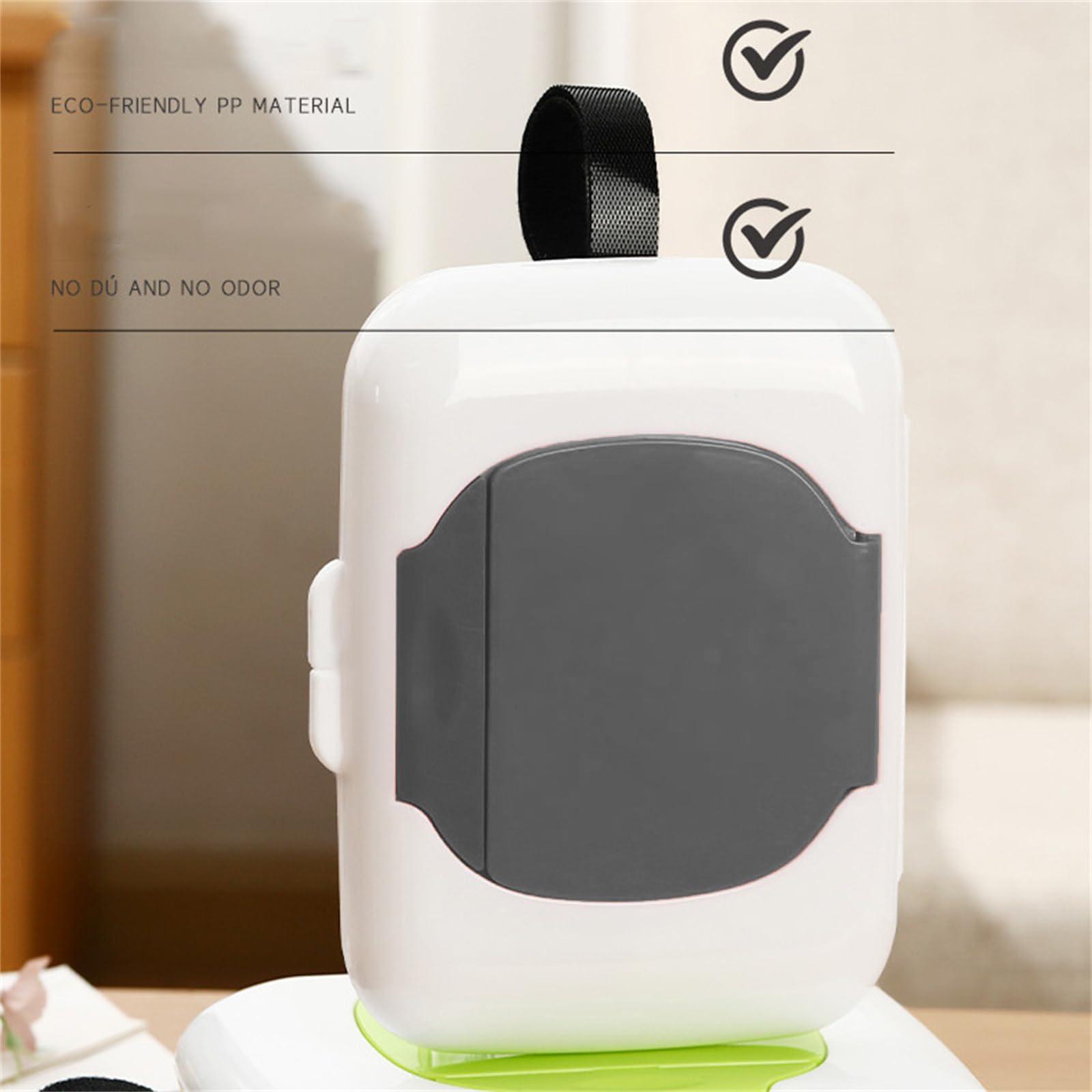 Mllepjdh Dispensers Refillable Wipe Holder Baby Wipe Box Case For Indoor Outdoor Reusable Travel Wet Wipe Container Wet Organizer