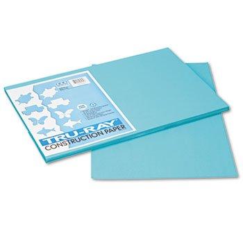 Pacon® Pacon PAC103039 TRU-RAY CONSTRUCTION PAPER, 76 LBS., 12 X 18,TURQUOISE, 50 SHEETS/PACKFull Carton Of:25 PK