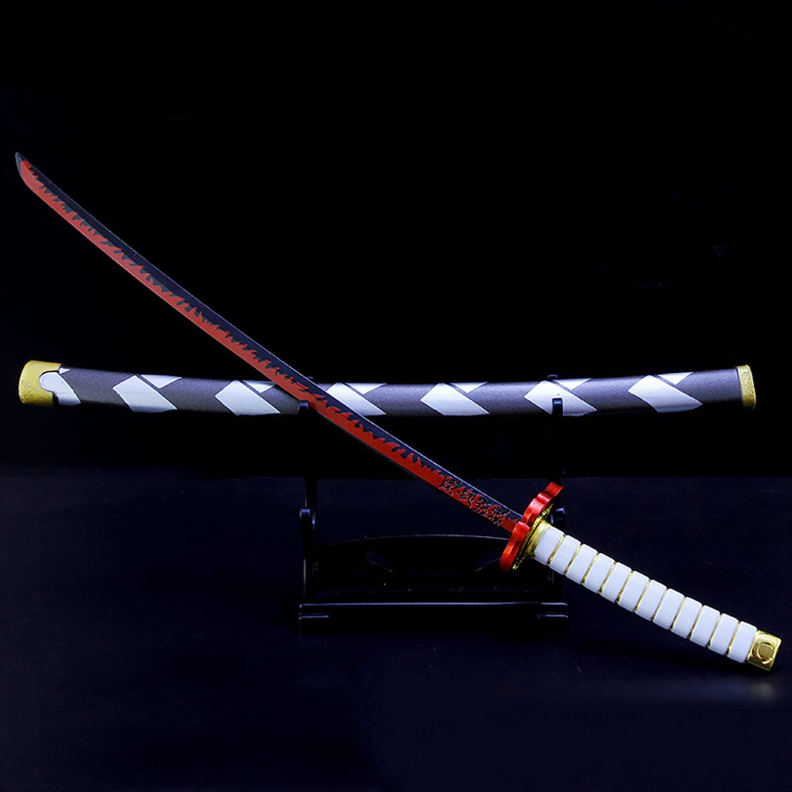 Larmuroki Larmuroki 10" Metal Anime Katana Models with a Stand, Anime Figures, Action Figure Collection for Display & Cosplay, Nice Gift(XSL-2)