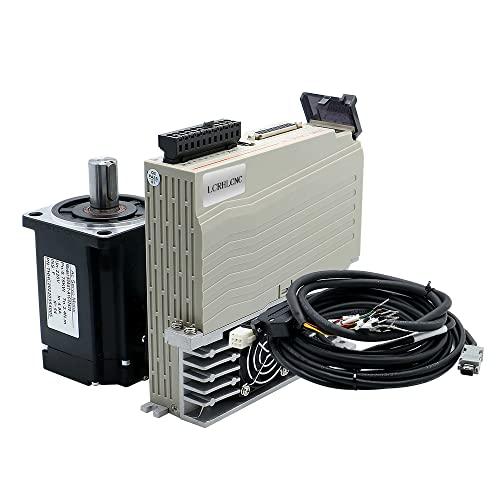 LCRHLCNC LCRHLCNC Servo Motor 400w 600w 750w with 60 80 Flange 17 Bit Absolute AC 220V Servo Driver High Accuracy Magnetic Servo 3000-6000RPM (600)