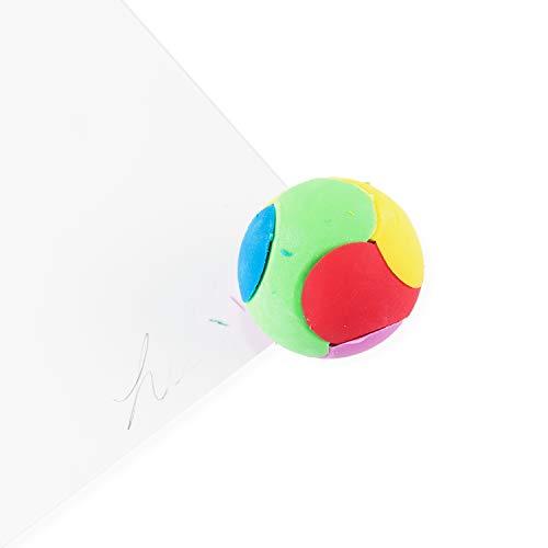 Super Z Outlet Super Z Outlet 12 Pack Colorful Puzzle Erasers Miniature Pencil Erasers Children Party Favors, Classroom Student Prize Packs, Brain Teasers (Round)
