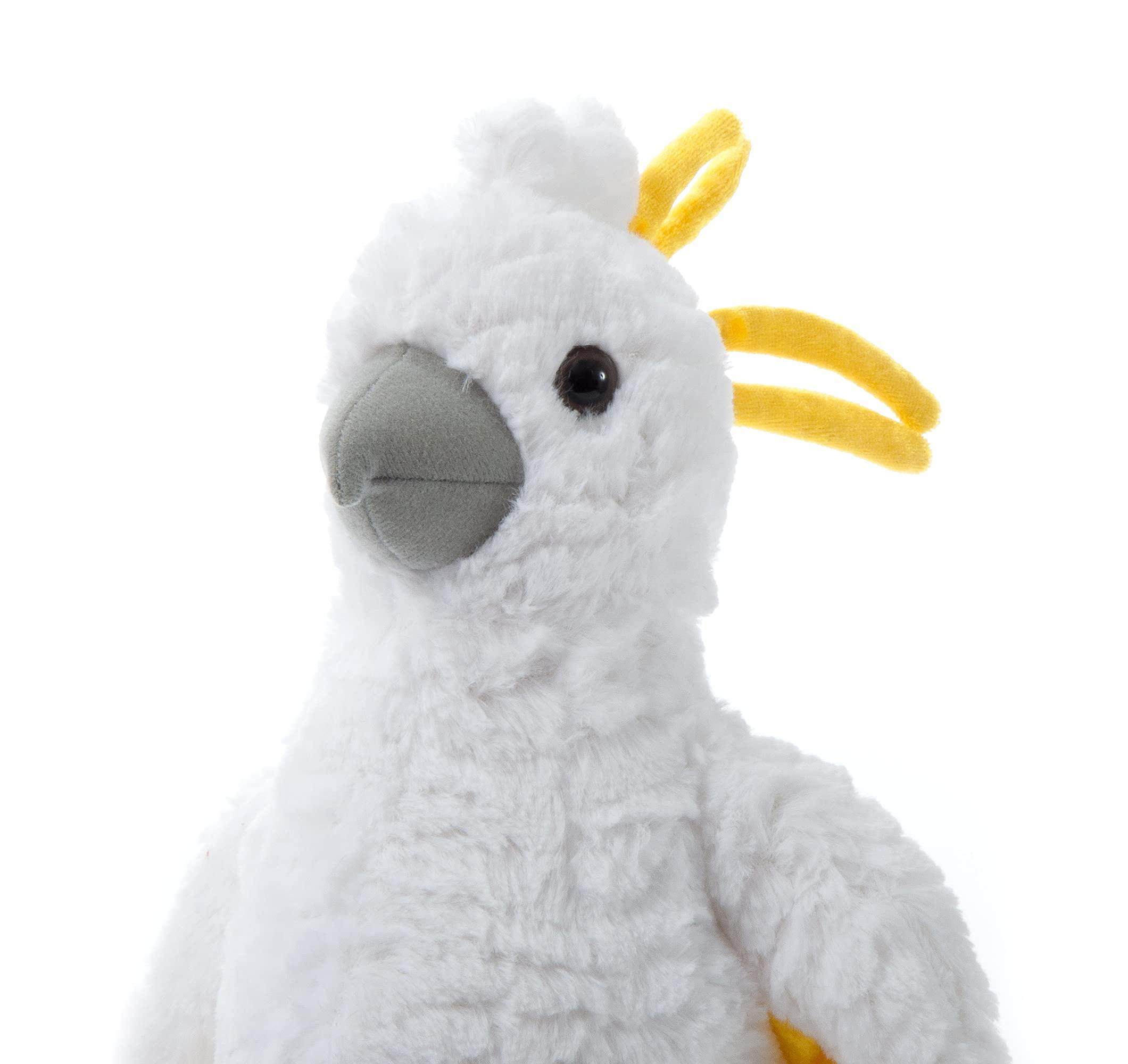 The Petting Zoo The Petting Zoo Cockatoo Stuffed Animal, Gifts for Kids, Wild Onez Zoo Animals, Cockatoo Plush Toy 12 inches
