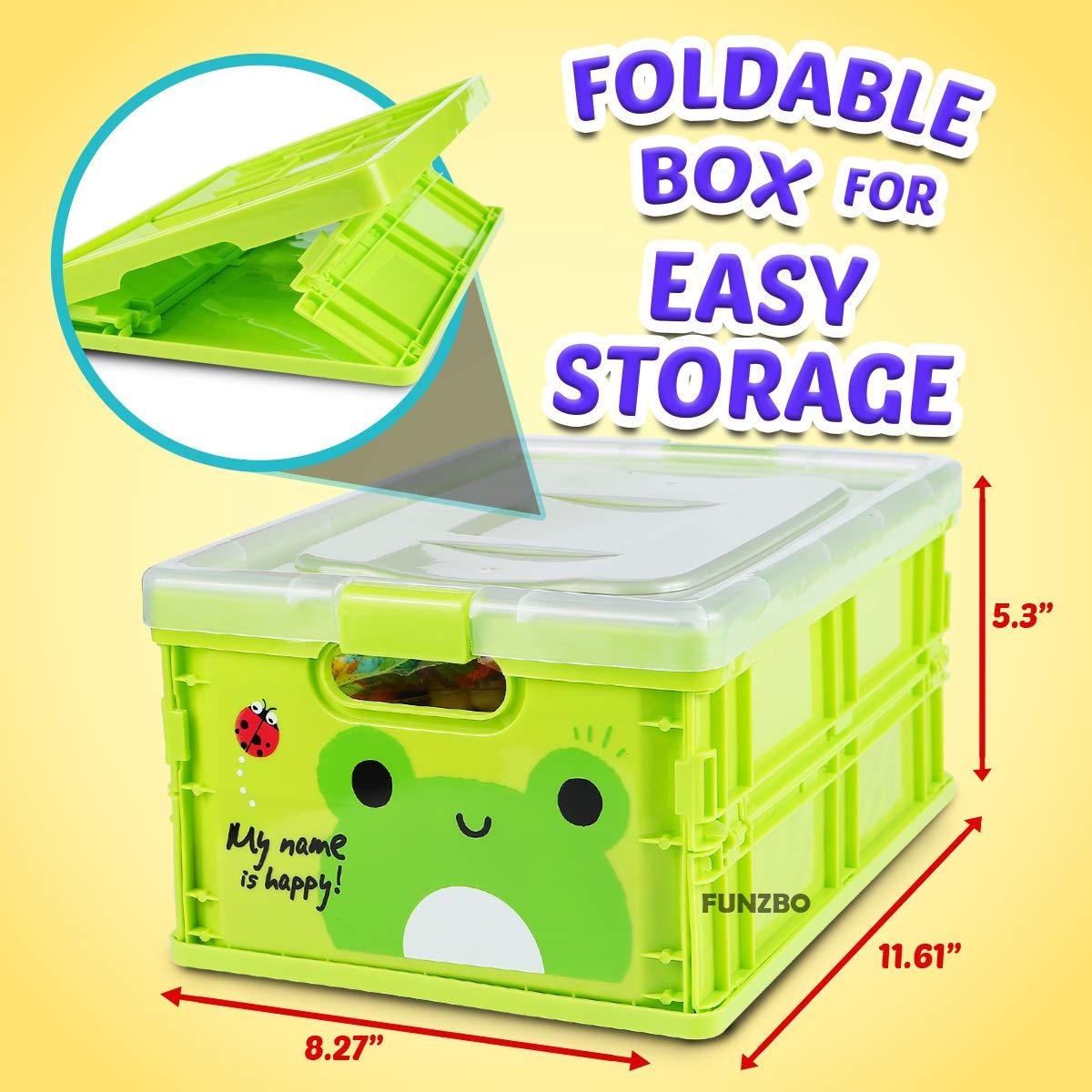 FUNZBO FUNZBO Arts and Crafts Supplies for Kids - Craft Kits with Pipe Cleaners, Popsicle Stickers, Construction Paper, Pom Poms & Googly Eyes, All in One Homeschool Supplies, Gifts for Girls & Boys Age 4+