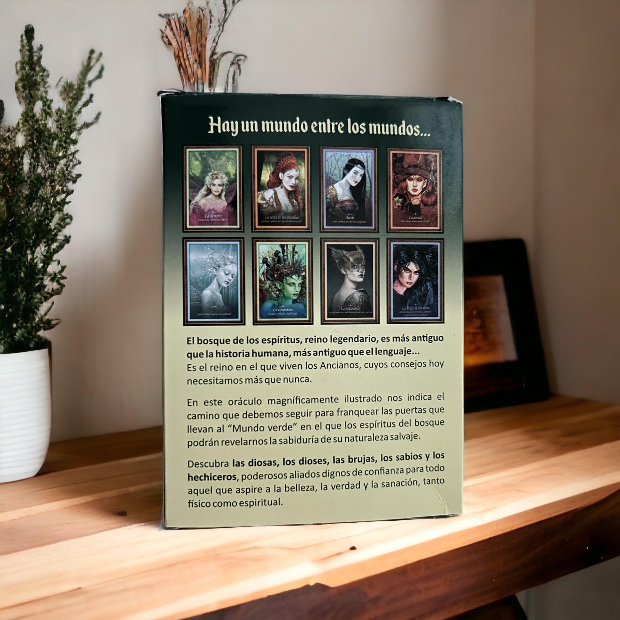Zoeartcrafts Cartas Orculo Espiritus del Bosque, Mundo de la naturaleza salvaje - Orculo en espaol