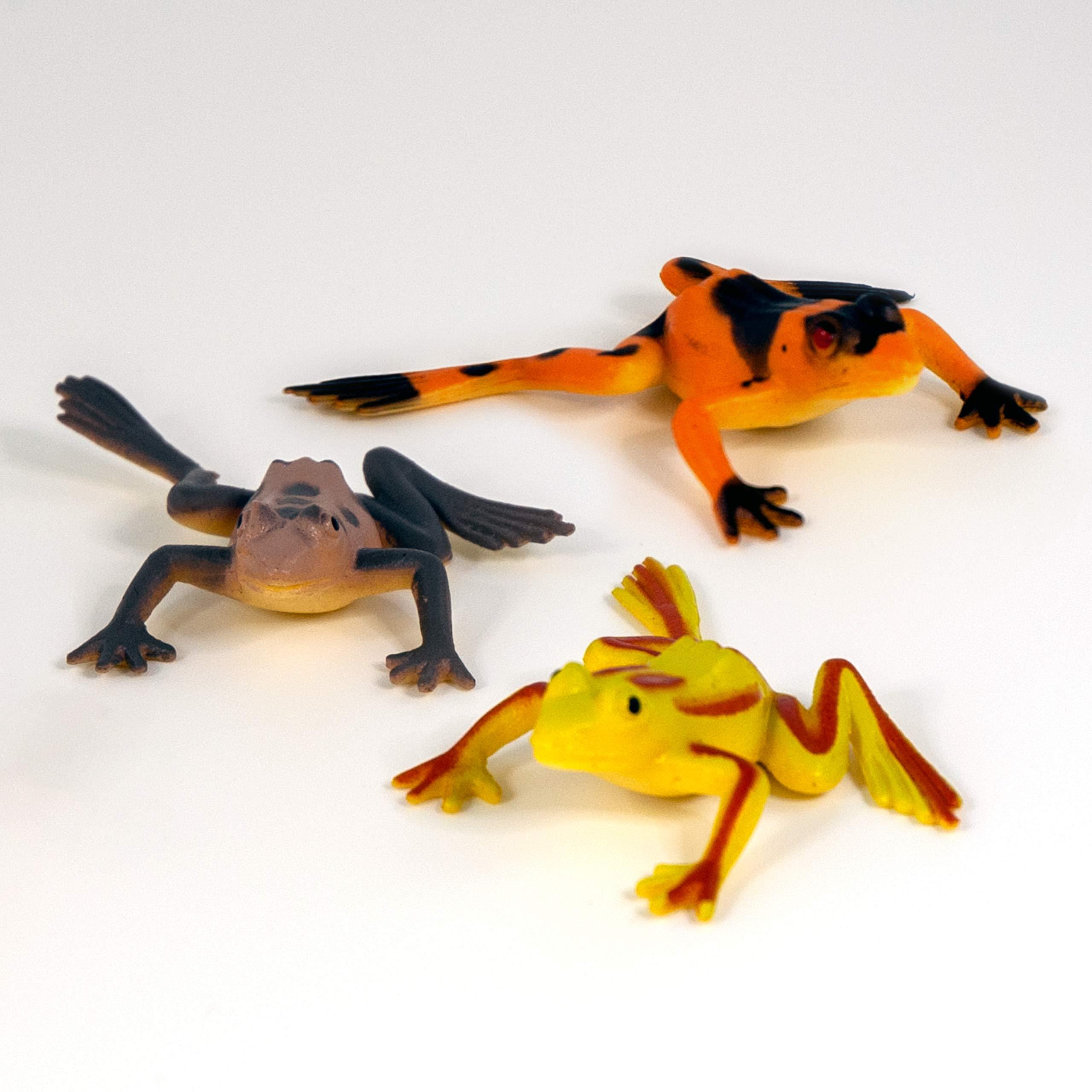 Cubitube Cubitube - Shark from Deluxebase. 11 Piece Small Shark Figurines and Play Accessories Collection. Reusable Plastic Storage Tube of Ocean Mini replicas.