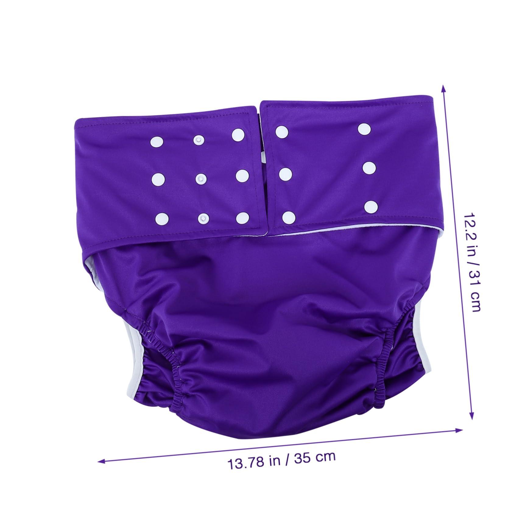 COLLBATH COLLBATH 1pc Breathable Adult Nappy Waterproof Design Reusable Washable Diaper for Women