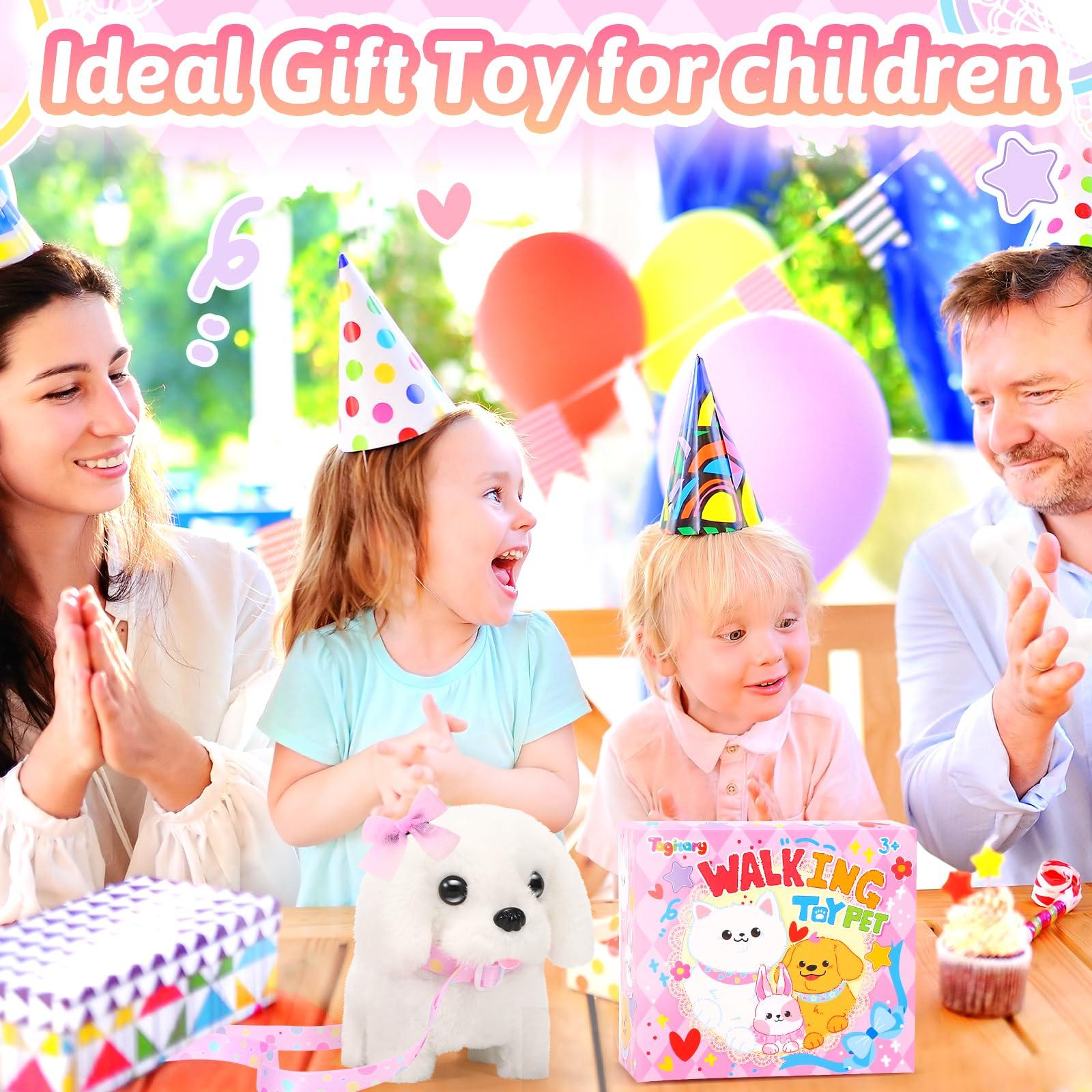 Tagitary Tagitary Plush Toy Interactive Unicorn and Puppy Toys for Kids with Sounds