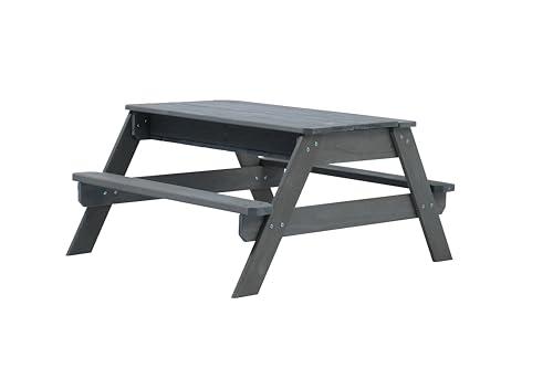 Jack and June Jack & June Cedar Convertible Sand Box and Picnic Table Playset