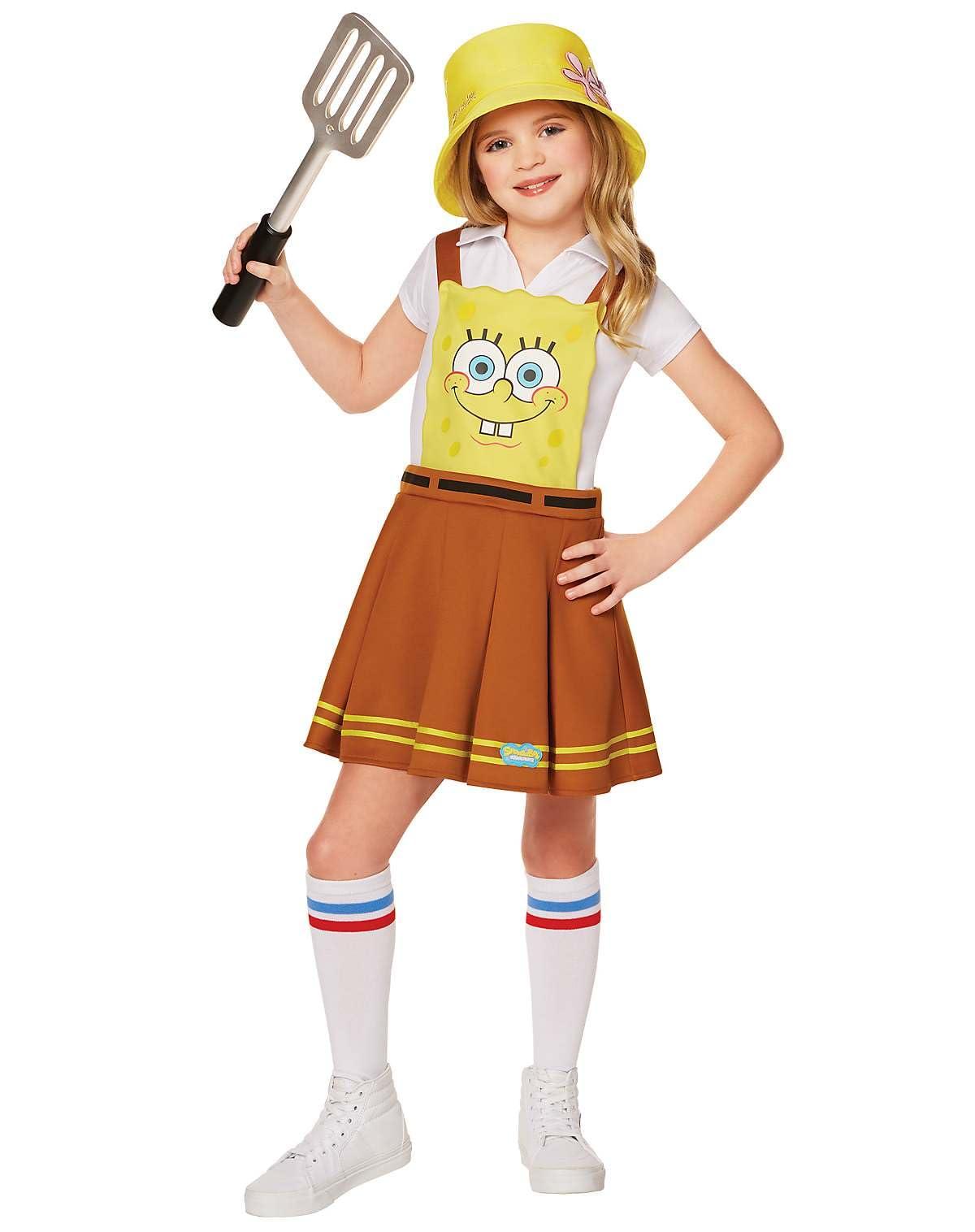 Spirit Halloween Spirit Halloween SpongeBob SquarePants Kids Dress Costume | Officially Licensed | SpongeBob Outfit