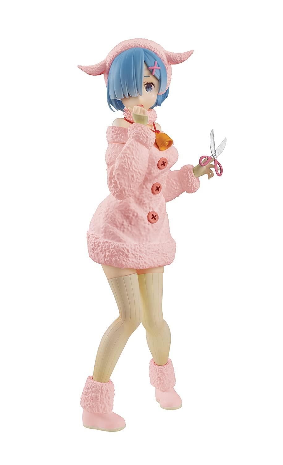 Furyu Furyu Re:Zero - Starting Life in Another World: SSS Wolf & Seven Kids Rem PVC Figure, Multicolor (FR95446)