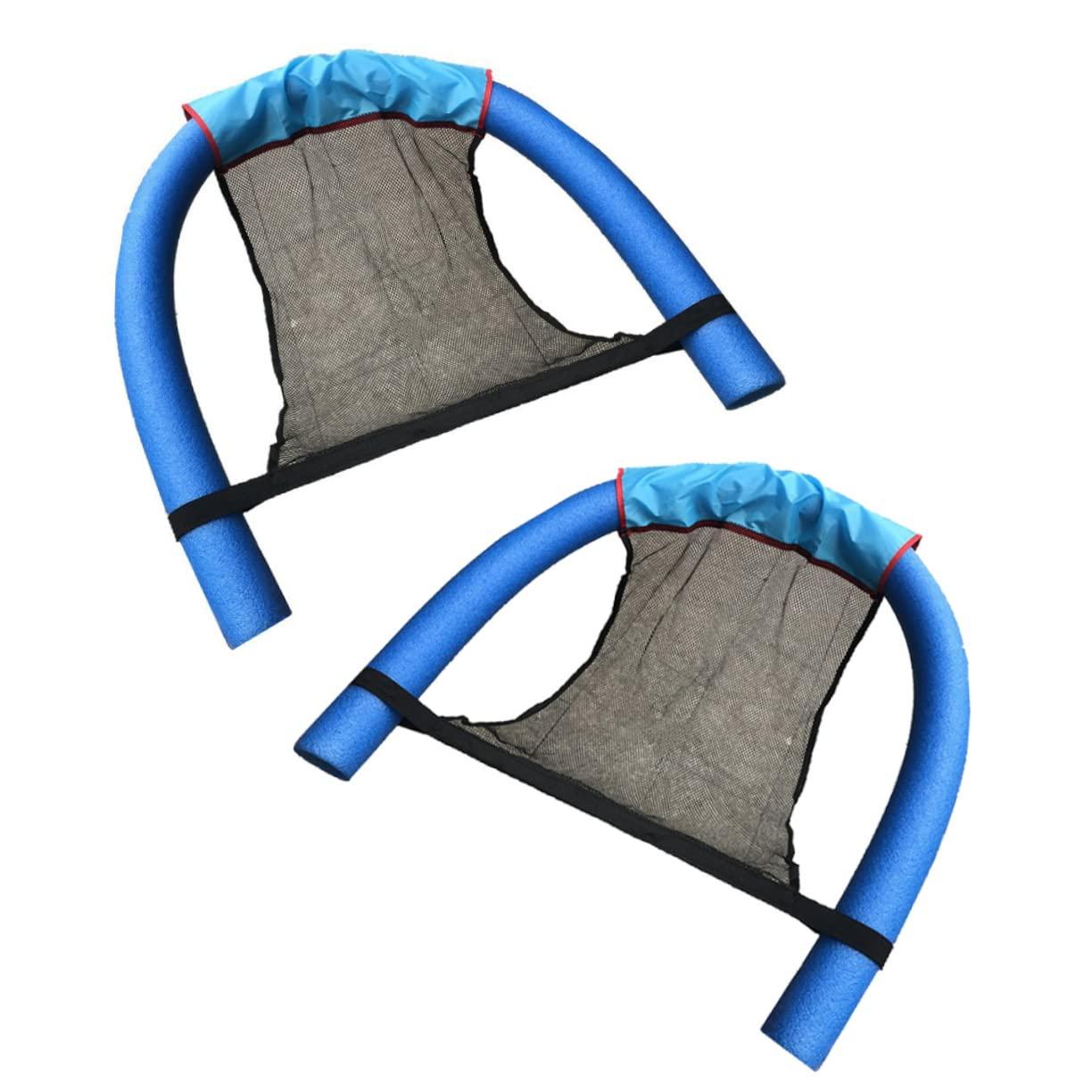 Yardwe Yardwe 4 Pcs Swimming Chair Net Pocket Outdoor Chaise Lounge Floating Pool Lounge Swimming Chair Nets Mesh Pool Floats Noodles for Swimming Pools Polyester Aerated Water Pool Party Grid