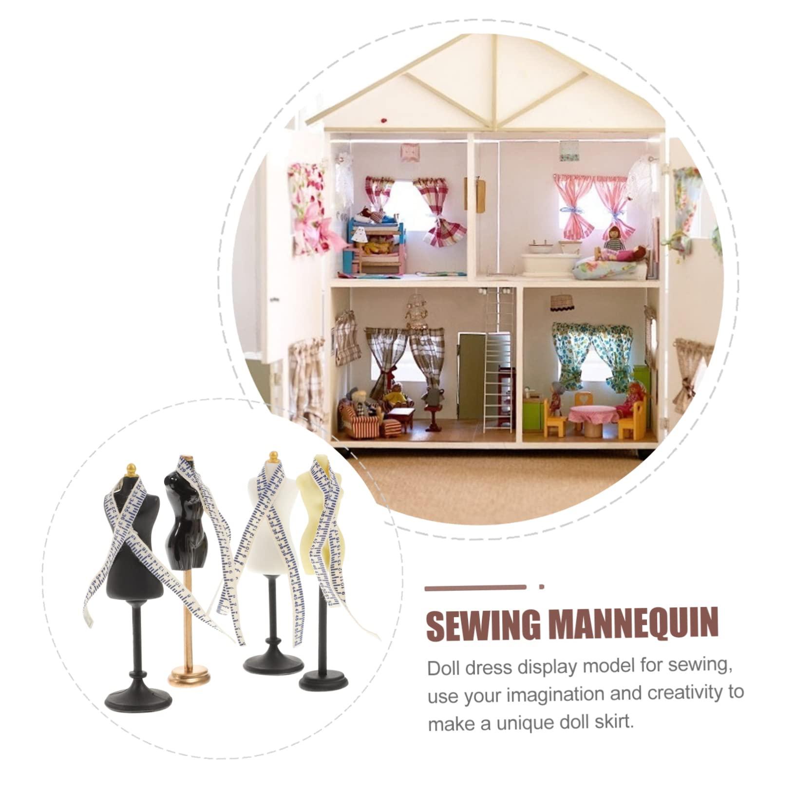 Toyvian 16 Sets Miniature Scene Mannequin Sewing Mannequin Miniature Dress Form Miniature Female Mannequin Small Female Mannequin Doll Female Mannequin Doll Accessory Doll Dress Form