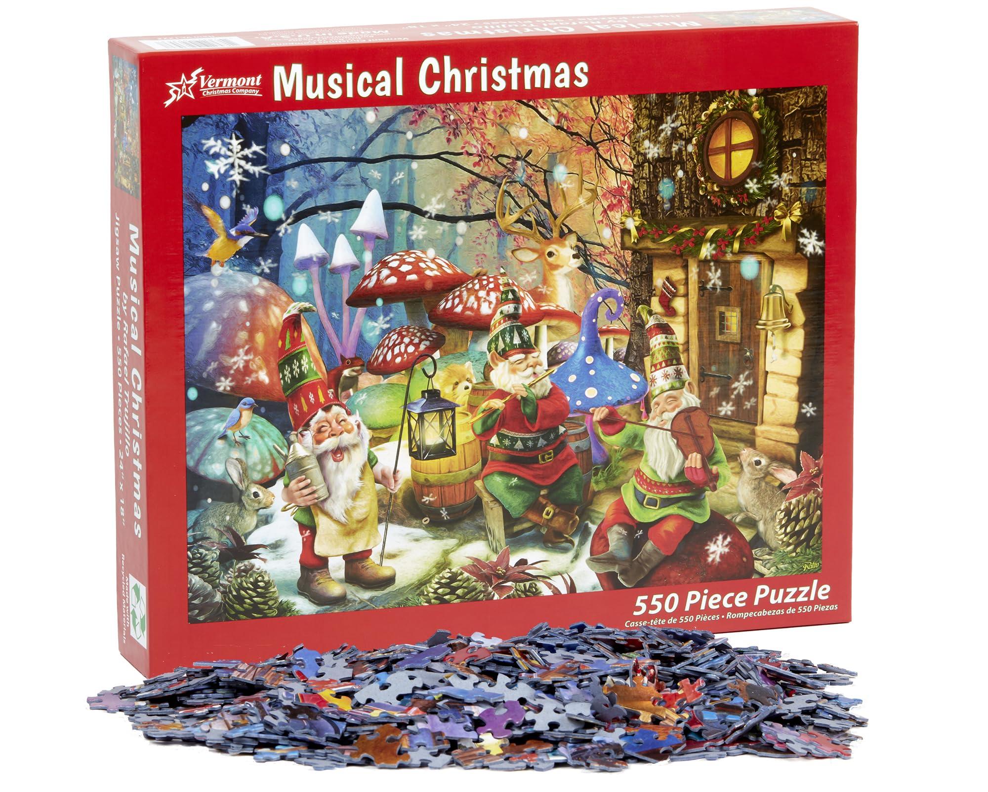 Vermont Christmas Company Vermont Christmas Musical Christmas Jigsaw Puzzle 550 Piece