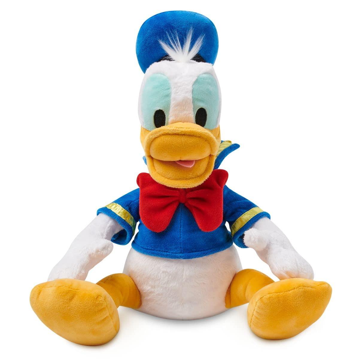 Disney Store Disney Store Official Donald Duck Medium Soft Toy for Kids, Cuddly Character with Fuzzy Texture and Embroidered Details, Disney Plushy Suitable for All Ages.