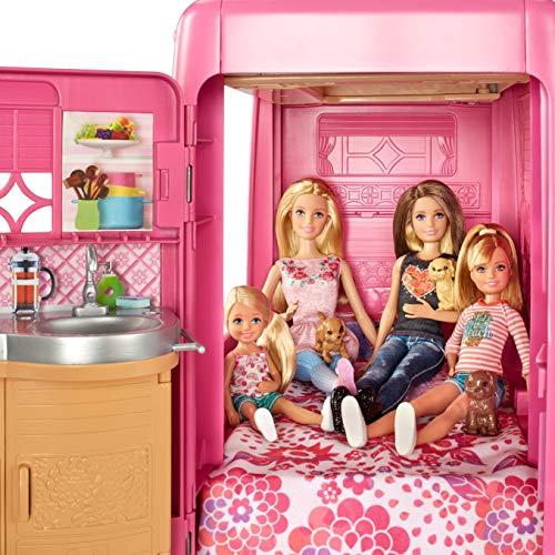 Barbie Pop-Up Camper Transforms into 3-Story Play Set with Pool! image-4