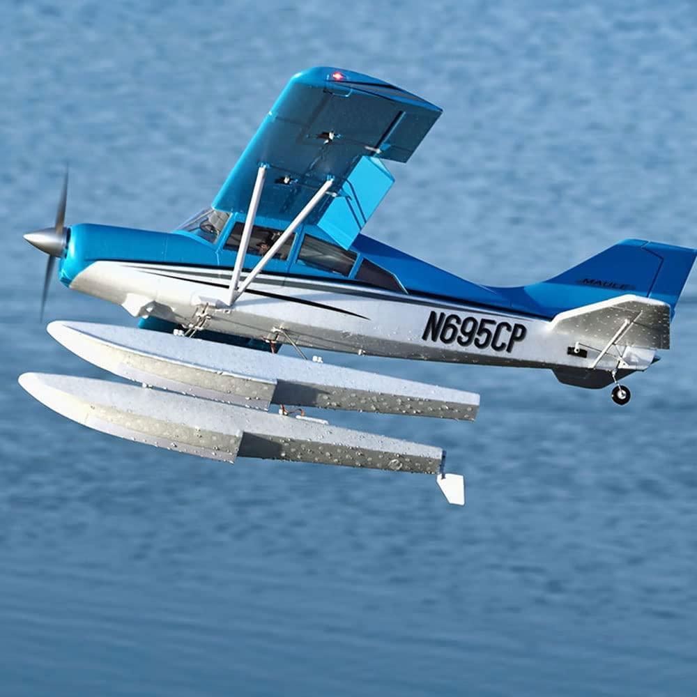 HJLXMF HJLXMF RC Aircraft Glider RC Plane 1500mm Wingspan Large RC Aircraft Sea-air Brushless Motor 3541-KV1050 Electric Remote Control Fixed Wing Glide Machine, LED Light Water Gliding Jet Model RC Plane