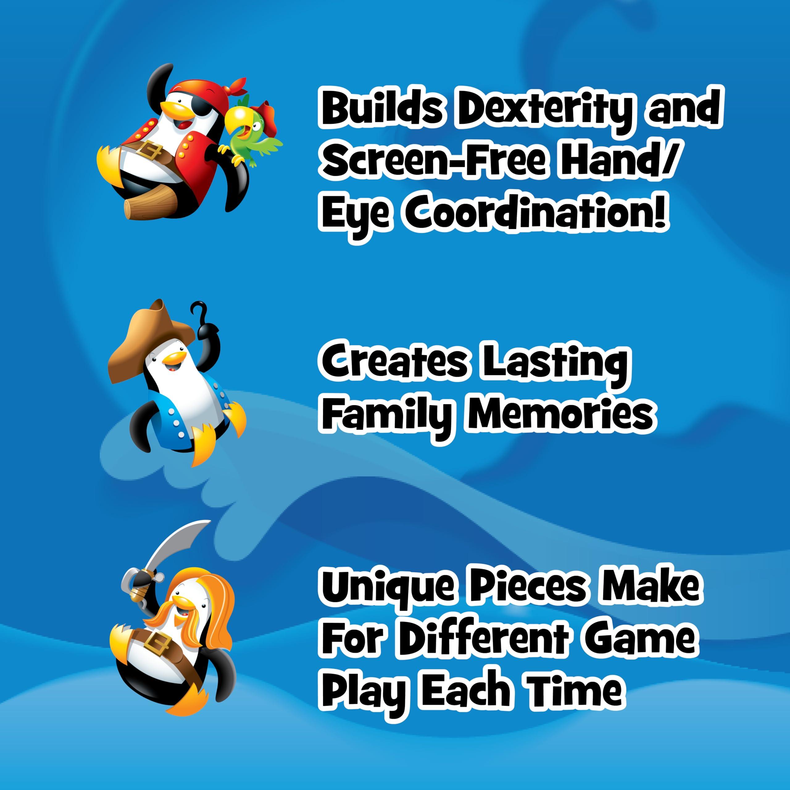 PlayMonster Dont Rock the Boat Board Game - Kids Games, Family Games for Kids and Adults, Board Games for Family Night, Multi-Player Board Games, Builds Hand & Eye Coordination, Balancing Toy, Ages 5+