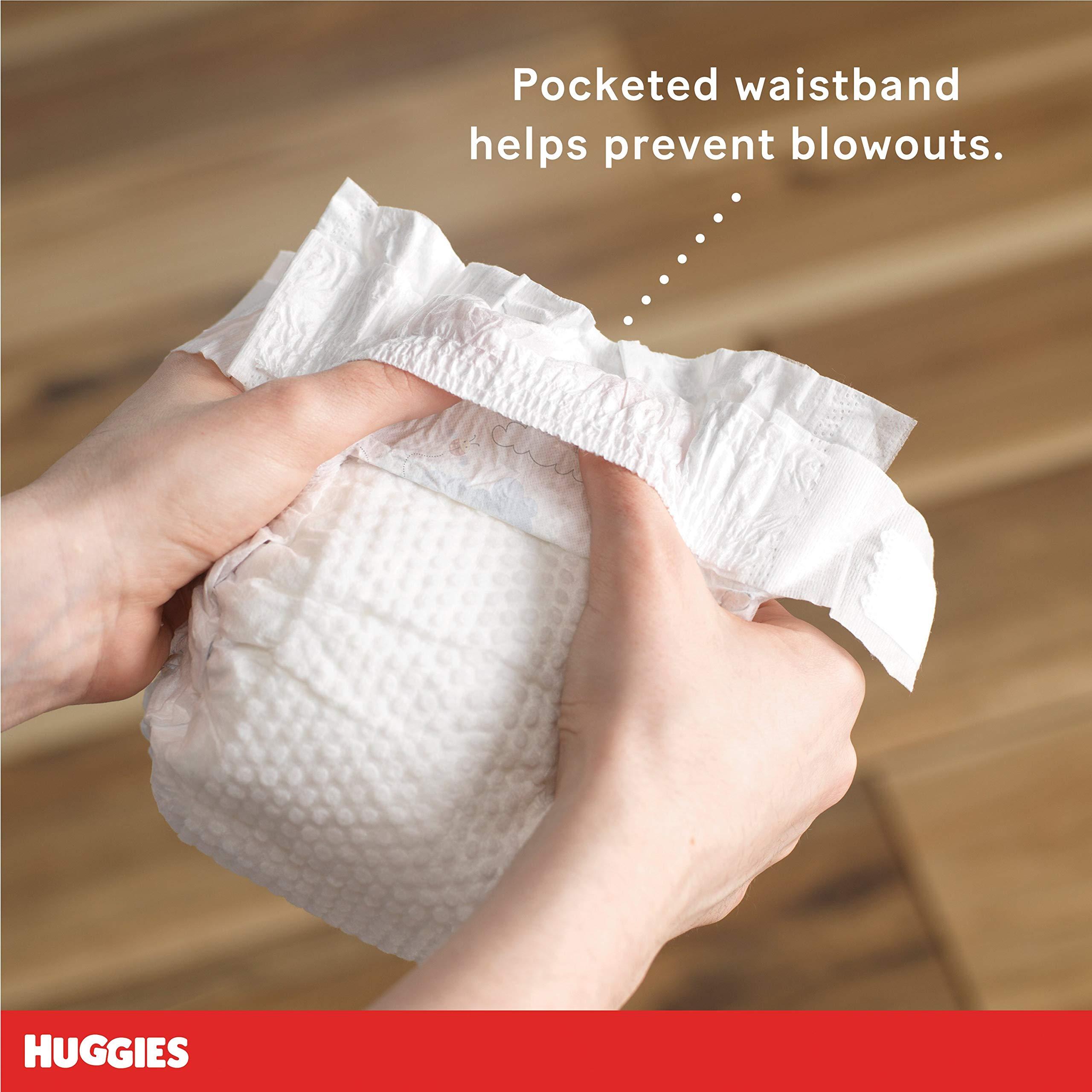 HUGGIES Huggies Little Snugglers Baby Diapers, Size Newborn, 72 Ct