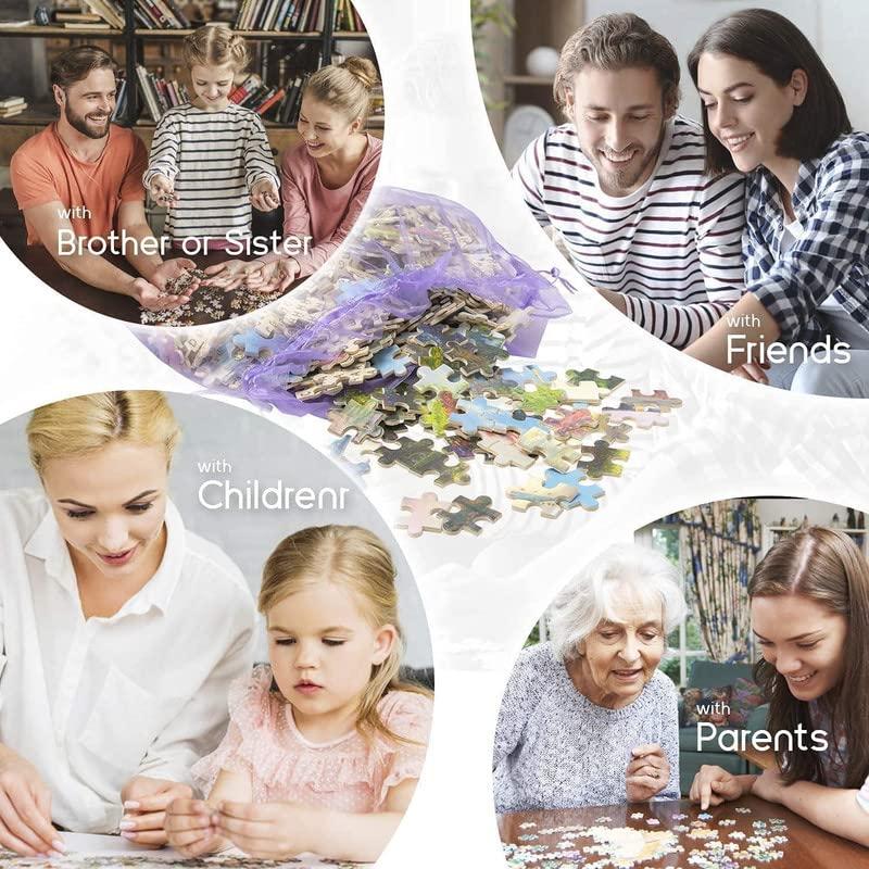 Contrence Jigsaw Puzzles 500 Pieces for Adults Circus Funny Clown Every Piece is Unique, Softclick Technology Means Pieces Fit Together Perfectly