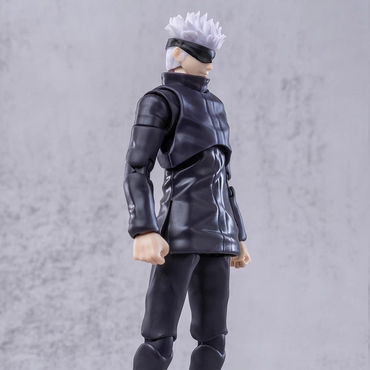 QAHEART QAHEART Fushiguro Megumi Action Figure, 18cm Anime JJK Figure Model Statue Movable Figure, Changeable Face Handmade Collectible Desktop Decoration Gifts for Fans