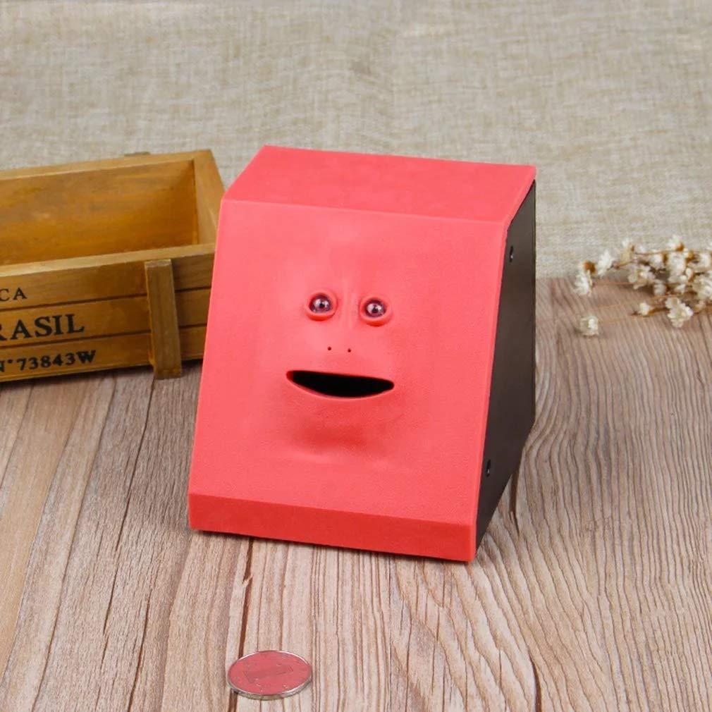monkeyD Money Eating Box Cute face facebank Piggy Coins Bank Funny Money Coin Economy Bank Kids Toys Gift Home Decor