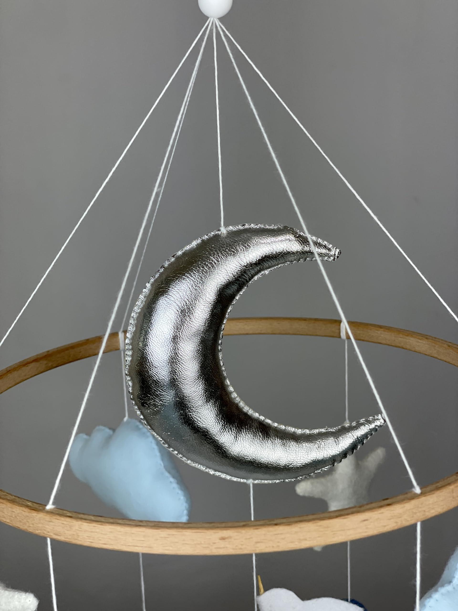 ToysCentral Basics Ocean baby mobile boy Ship mobile Crib baby mobile Nautical theme nursery decor Sea mobile Felt hanging mobile coastal