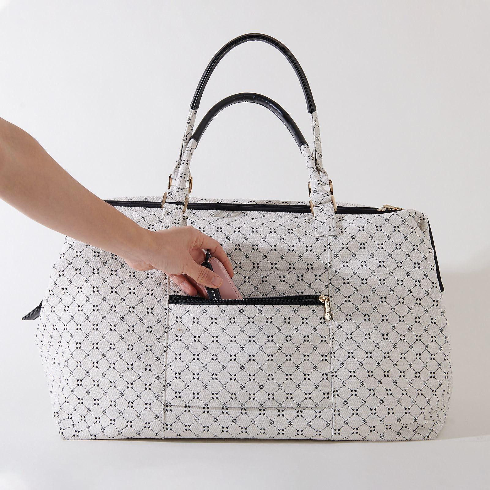 SUNVENO SUNVENO Diaper Bag Women Travel Bag Mommy Bag Weekender Bags Large Capacity duffle Bag, White