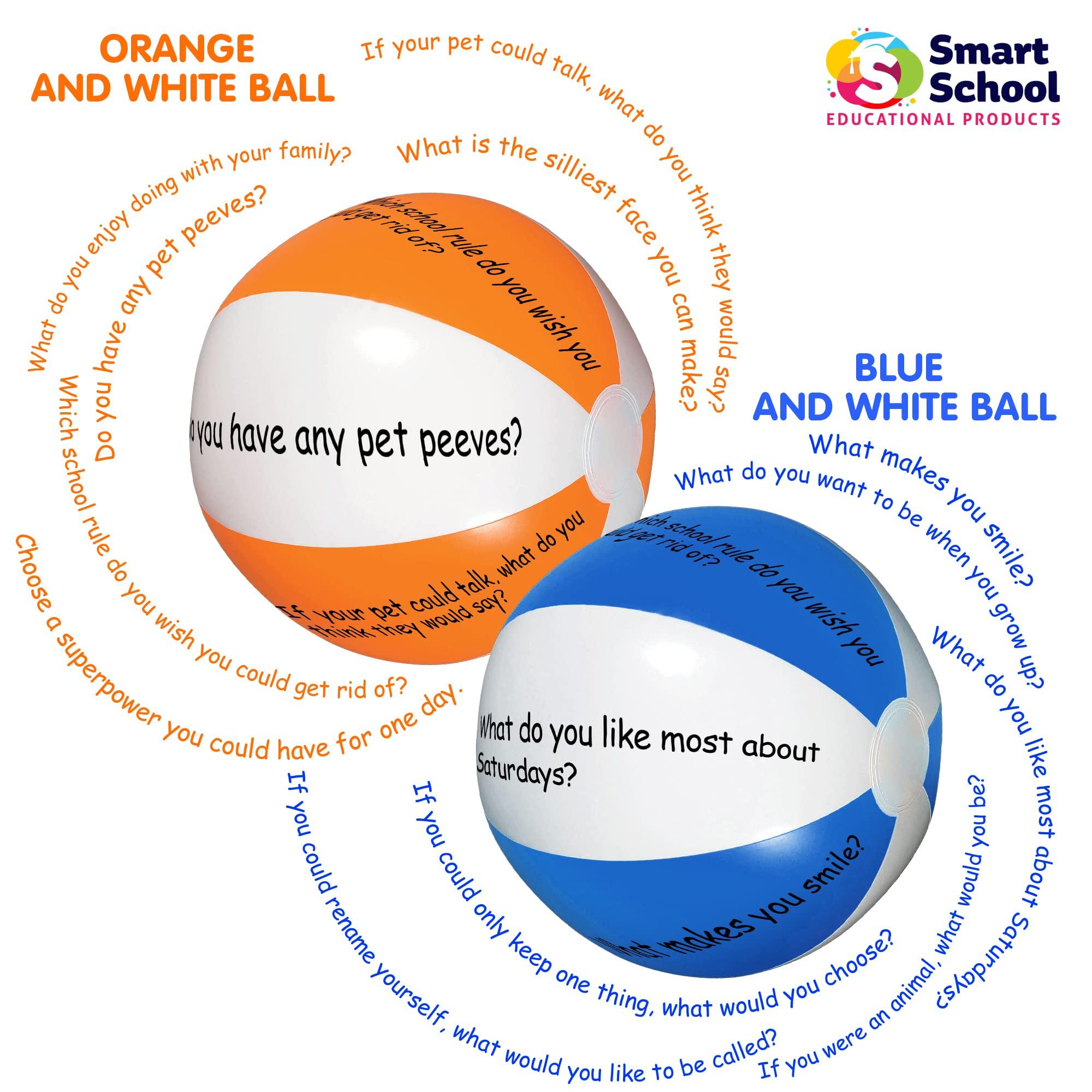 Smart School Educational Products Smart School Educational Products Classroom Beach Ball Game, Conversation Starter or Reading Comprehension (Conversation Starter)
