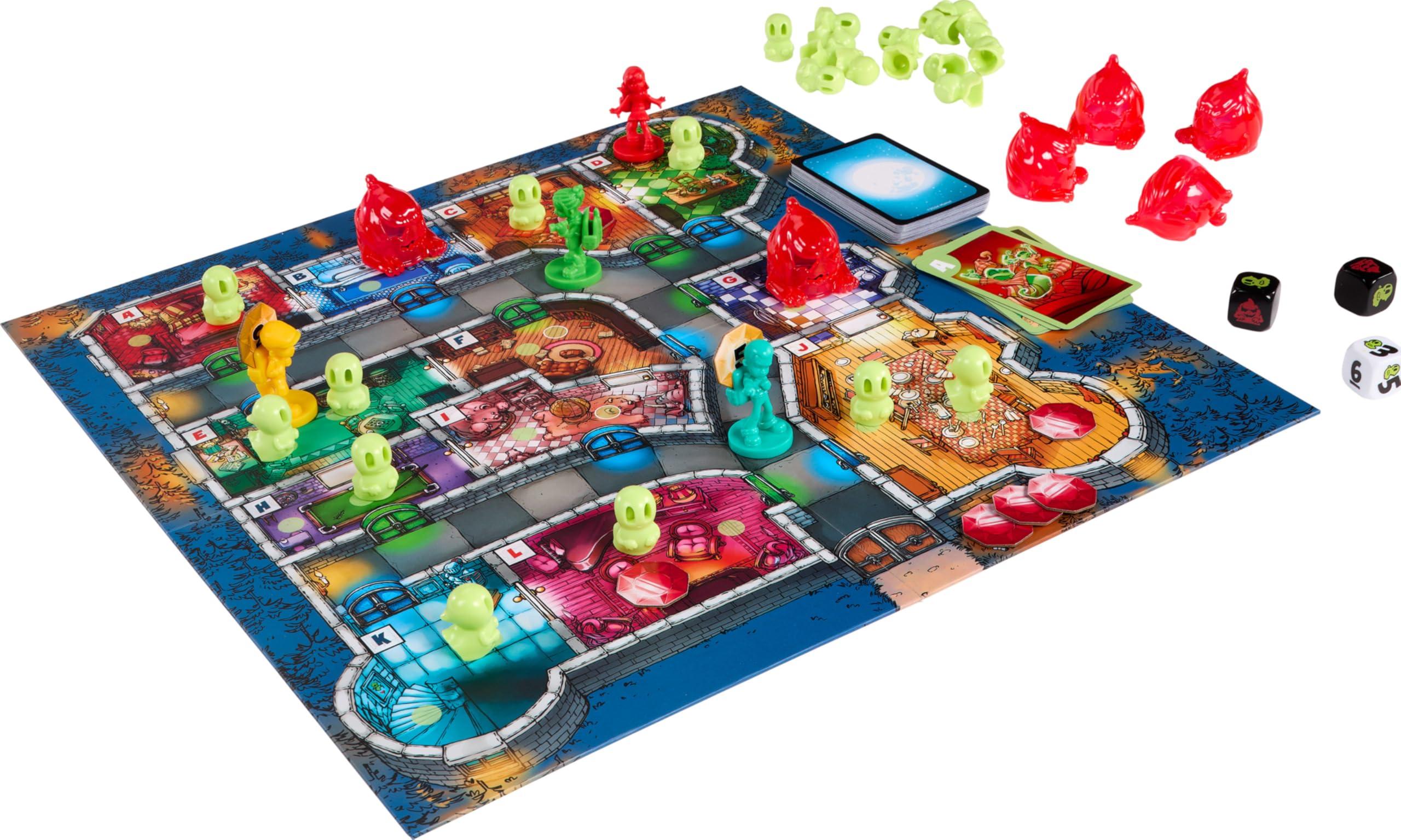 Mattel Games Mattel Games Ghost Fighting Treasure Hunters Anniversary Edition Cooperative Board Game with 2 Ways to Play Including a One vs. All Mode for 2 to 5 Players