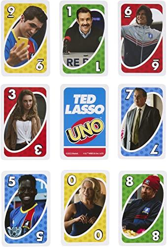 Mattel Games Mattel Games UNO Ted Lasso Card Game for Teens & Adults Inspired by the Popular Series for Game Night, Travel & Camping