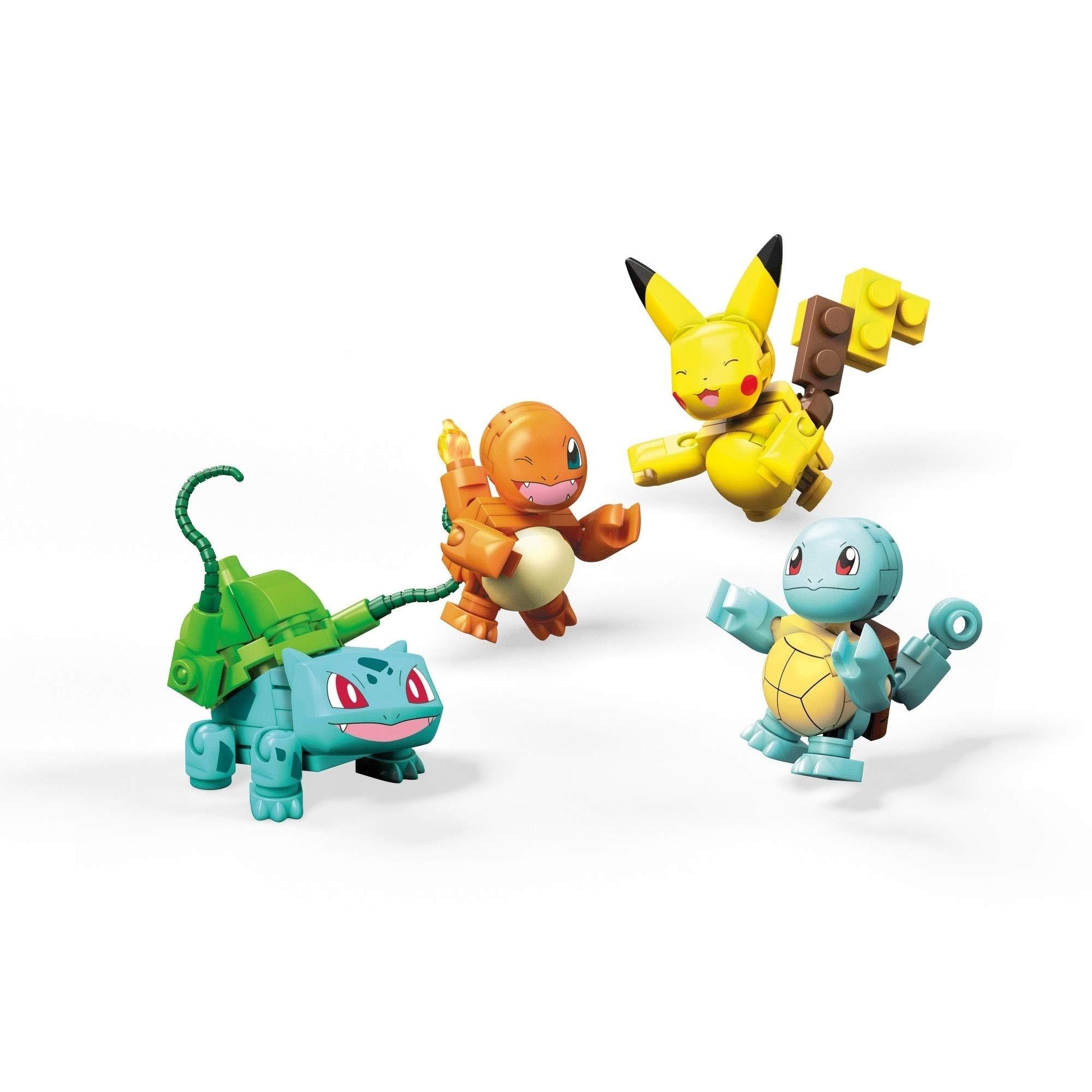 Mega Construx Mega Construx Pokemon Poké Ball and Figures Kanto Friends Building Brick Set 90 Pieces for Children 6 Years Old GCN21 [Amazon Exclusive]