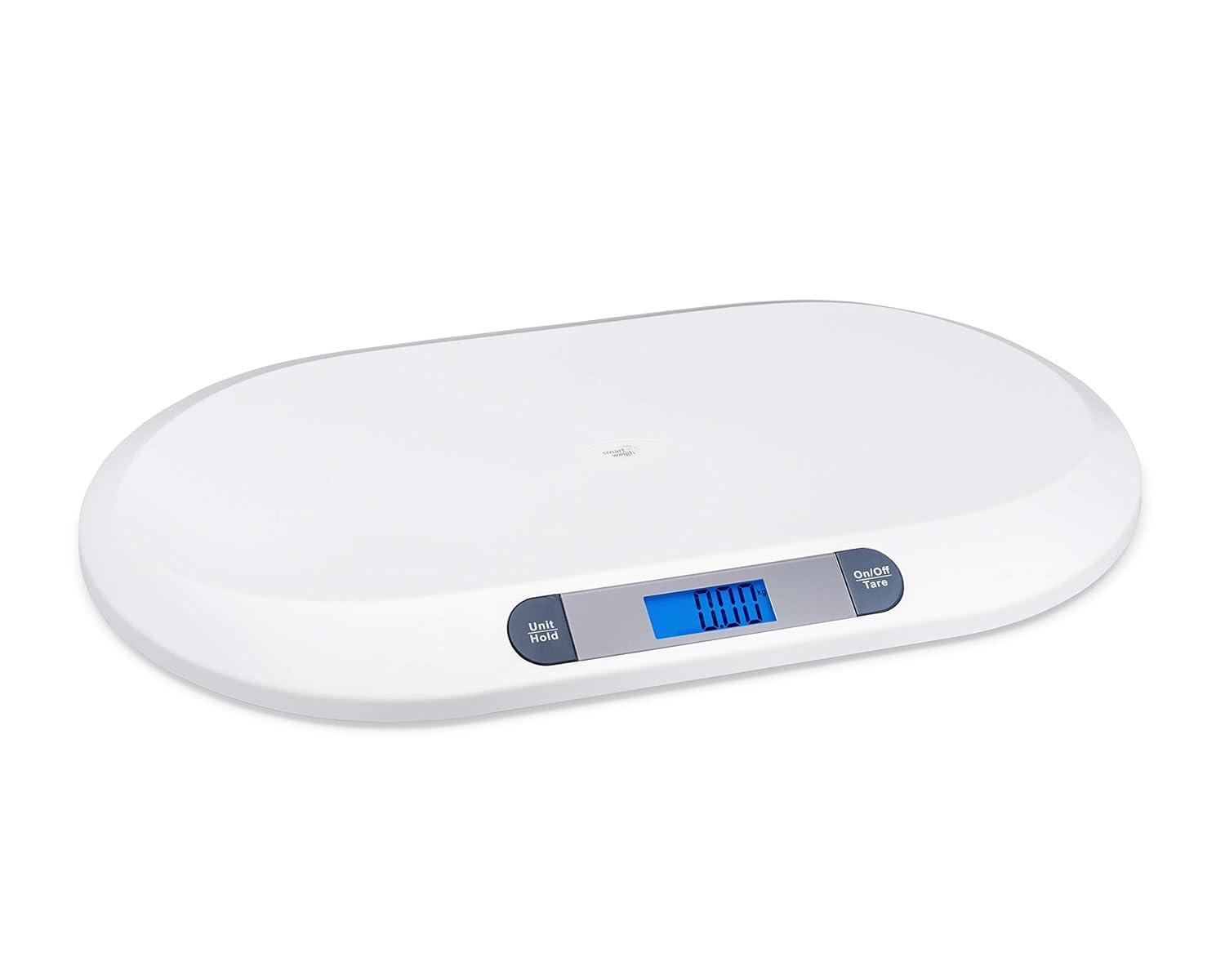 VEVOR VEVOR Digital Baby Scale, Infant Scale for Weighing in Pounds, Ounces, or Kilograms up to 44 lbs with Hold Function