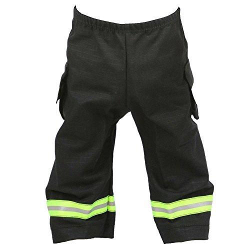Fully Involved Stitching Fully Involved Stitching Firefighter Personalized Black 2-Piece Baby Outfit (3 Months)